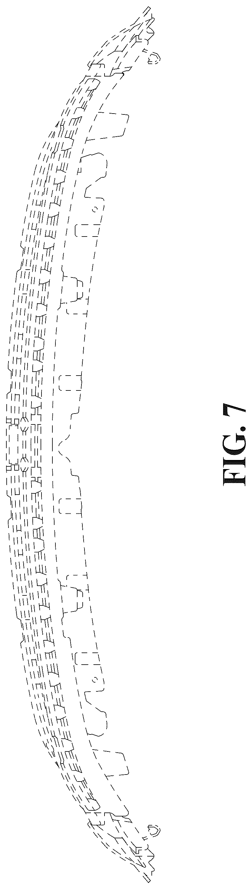 Patent USD1044618 Figure 7 – Motor vehicle grille