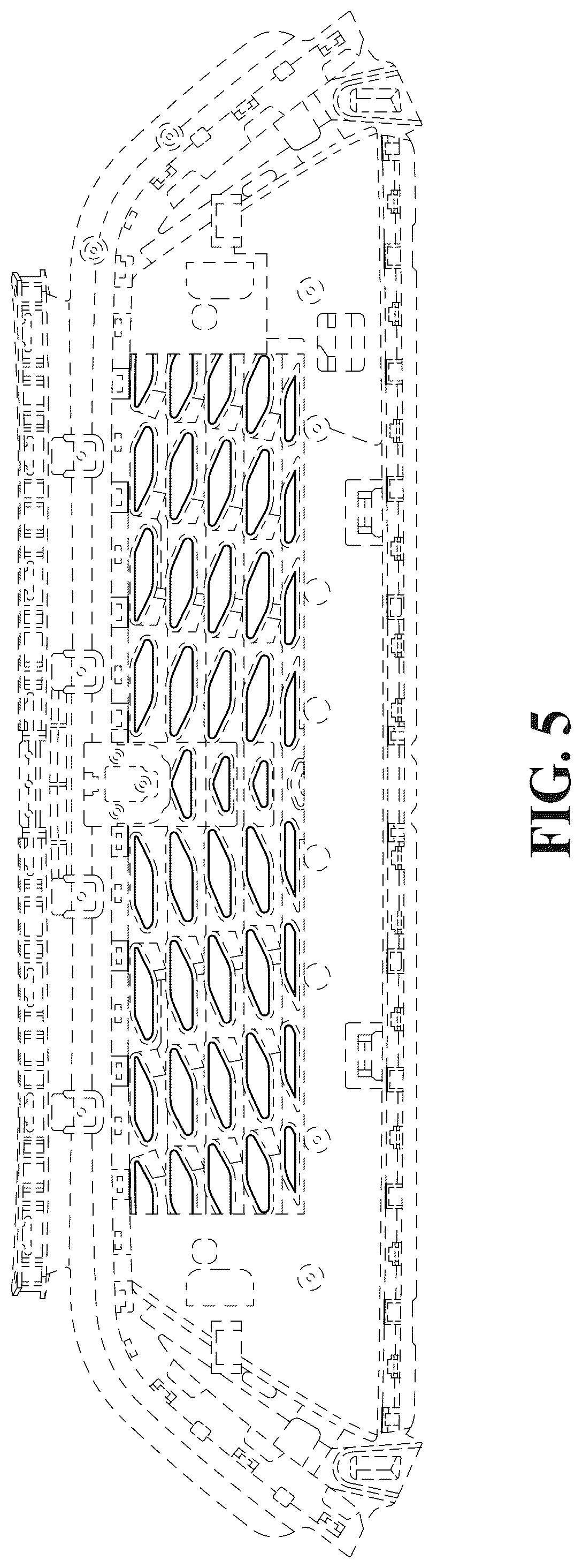 Patent USD1044619 Figure 5 – Motor vehicle grille