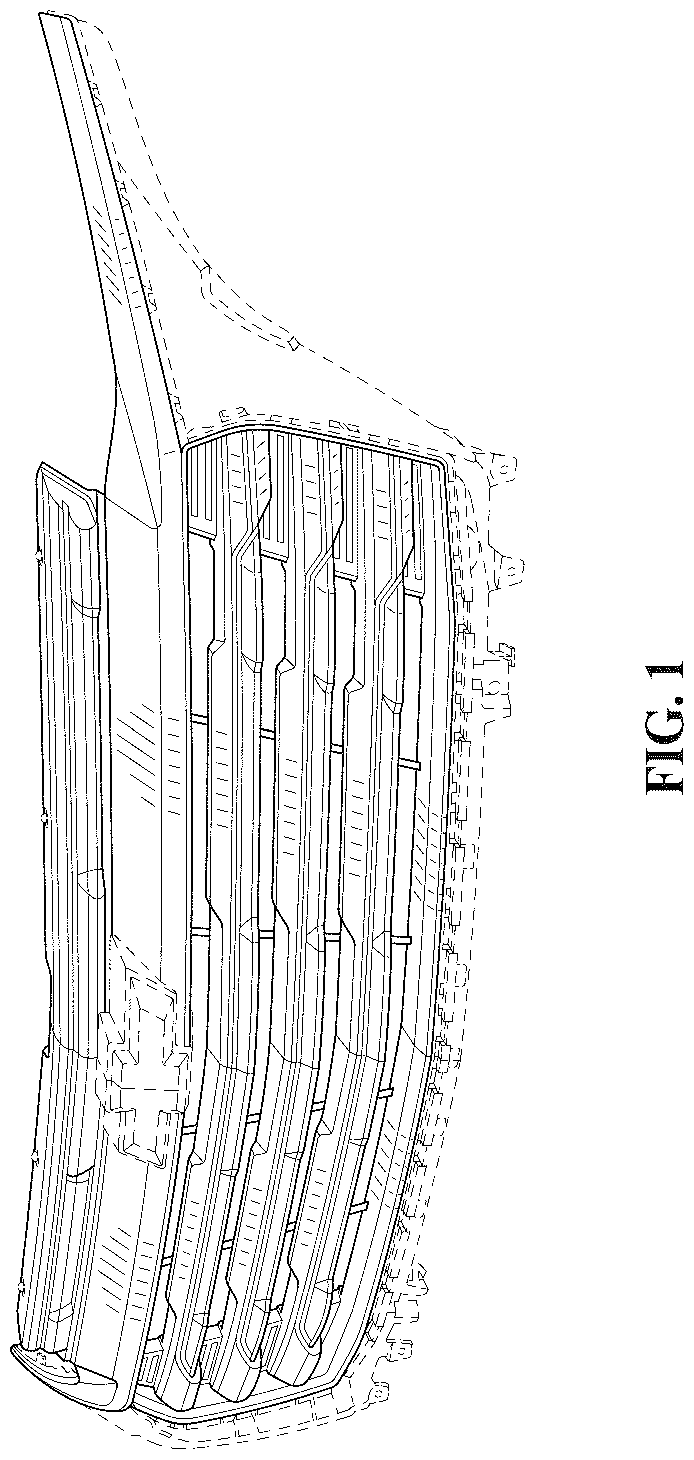 Patent USD1044620 Figure 1 – Motor vehicle grille