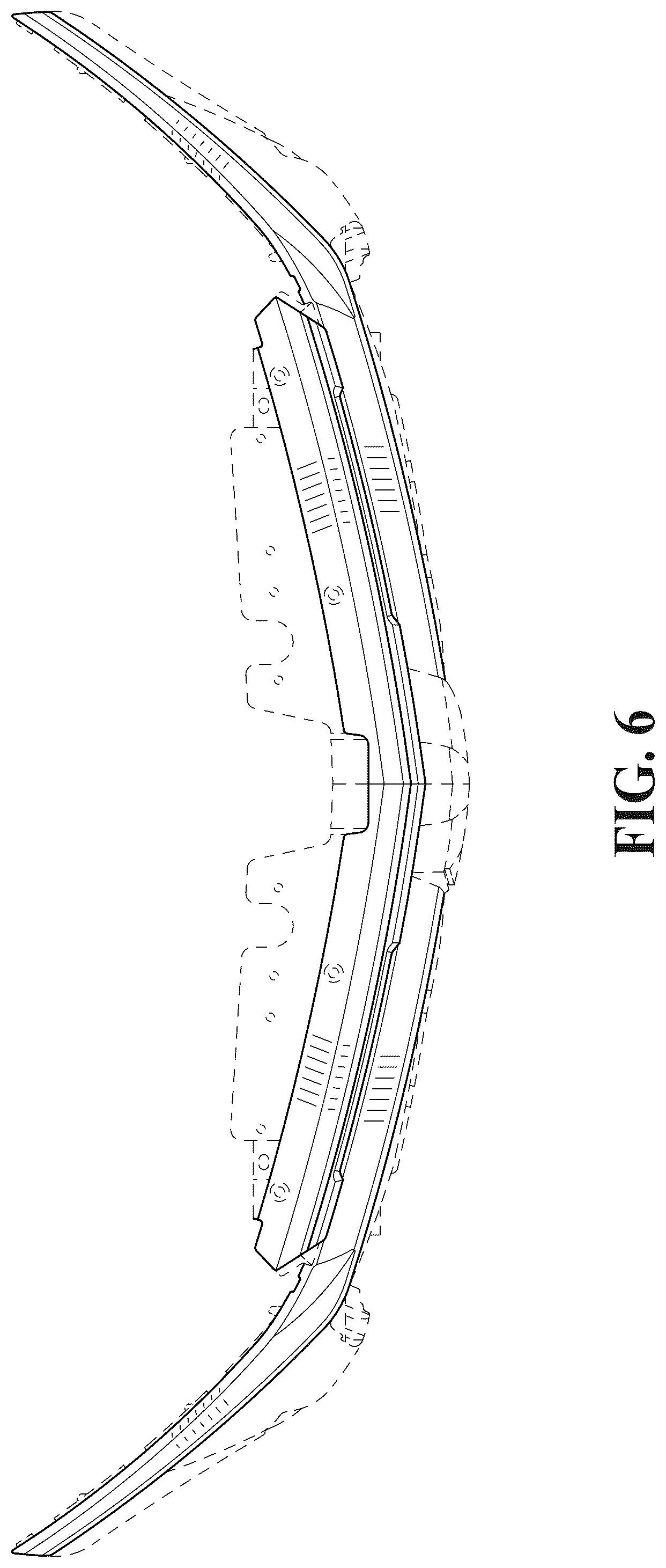 Patent USD1044620 Figure 6 – Motor vehicle grille