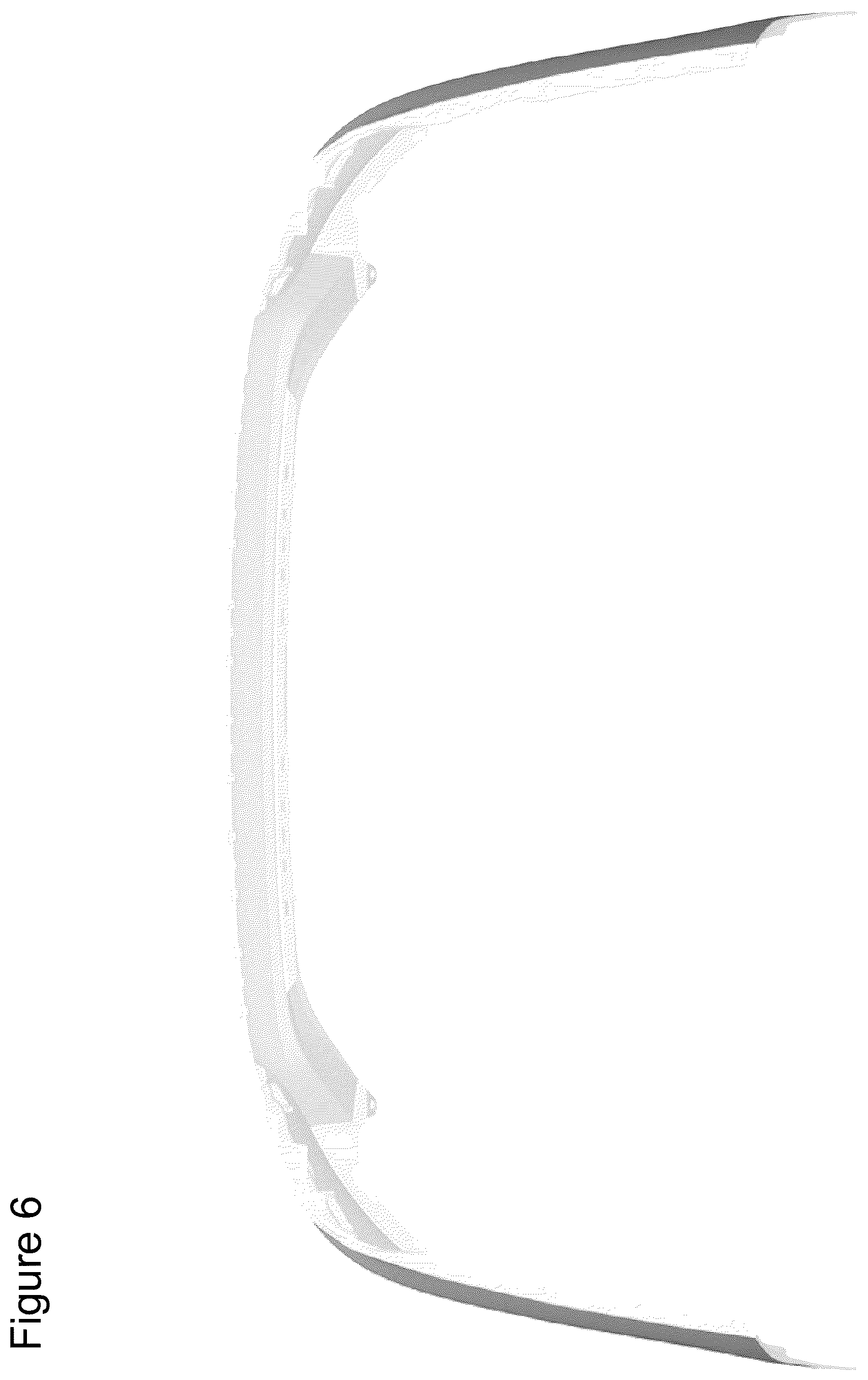 Patent USD1044623 Figure 6 – Rear bumper for an automobile