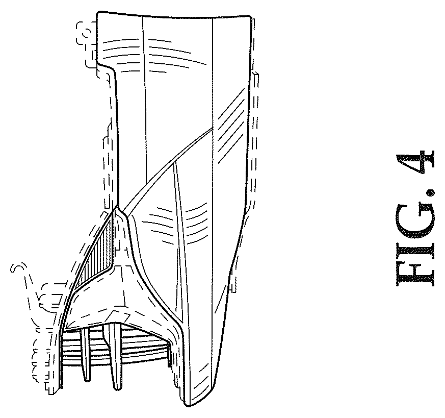 Patent USD1044625 Figure 4 – Vehicle front lower fascia