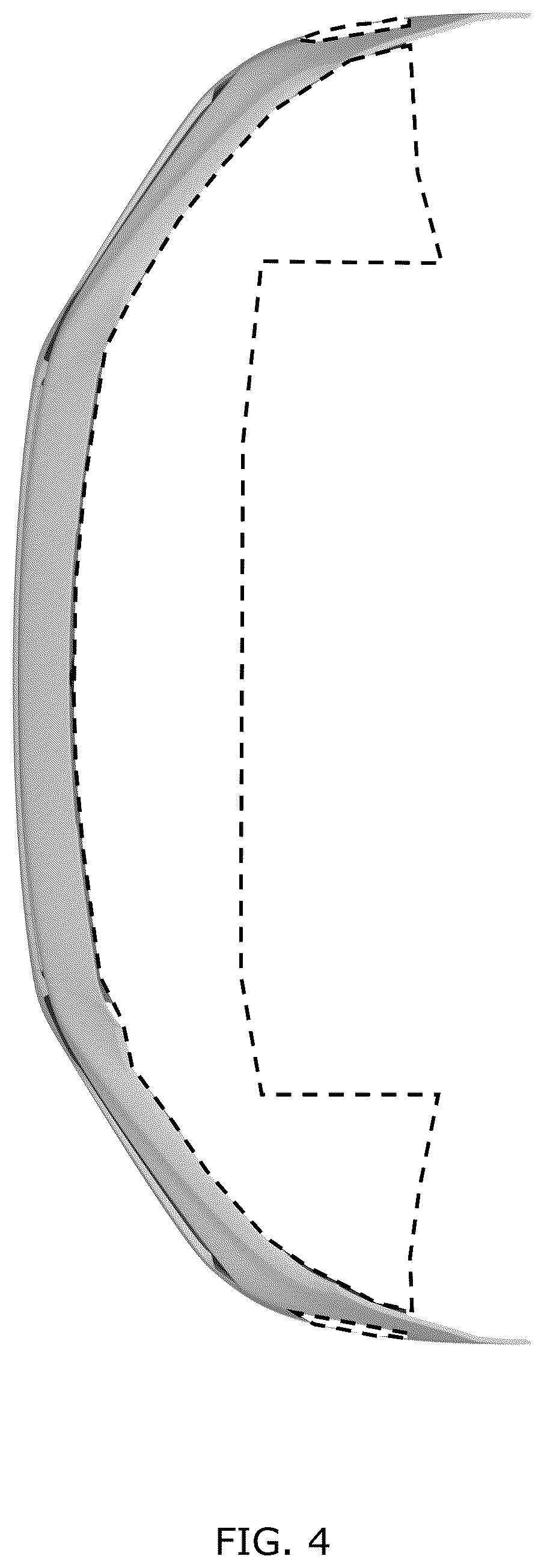 Patent USD1044627 Figure 4 – Front bumper for motor vehicle