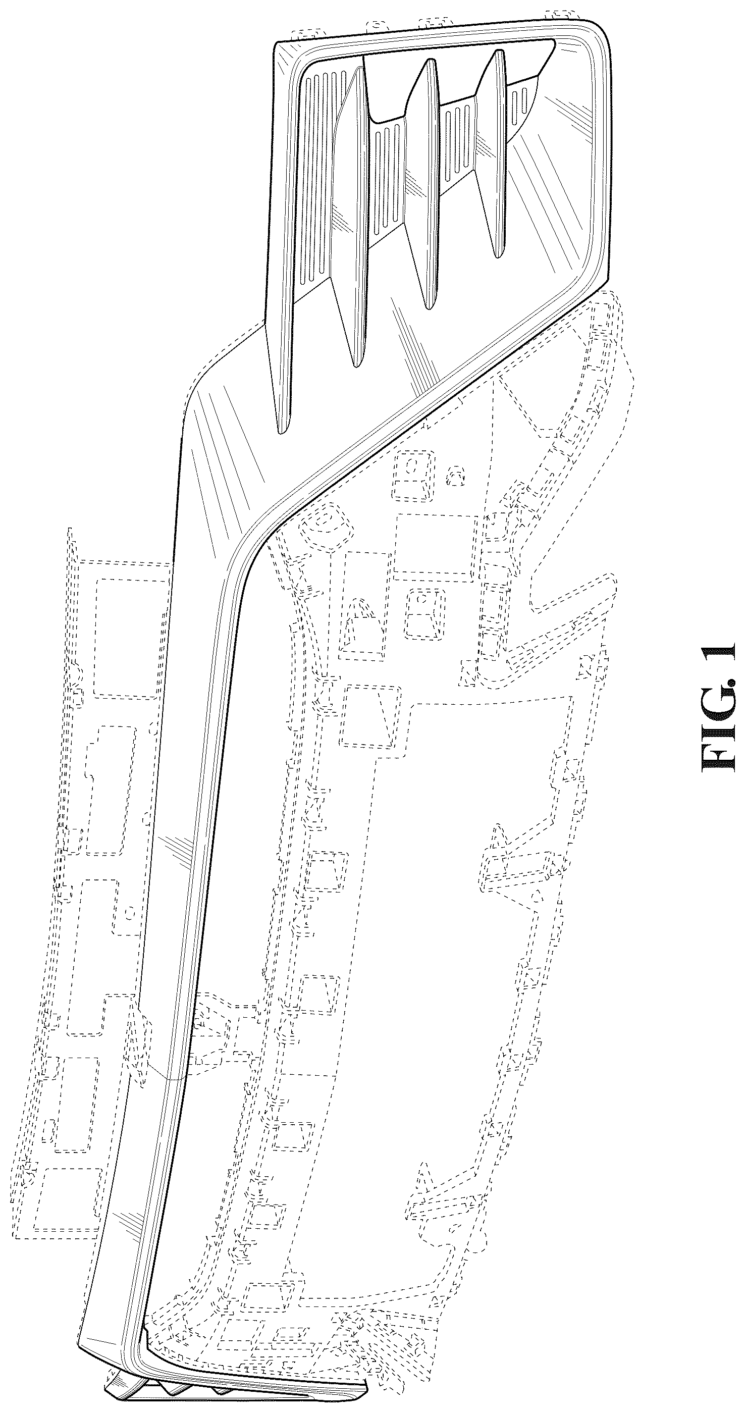 Patent USD1044630 — Vehicle front fascia — Figure 1