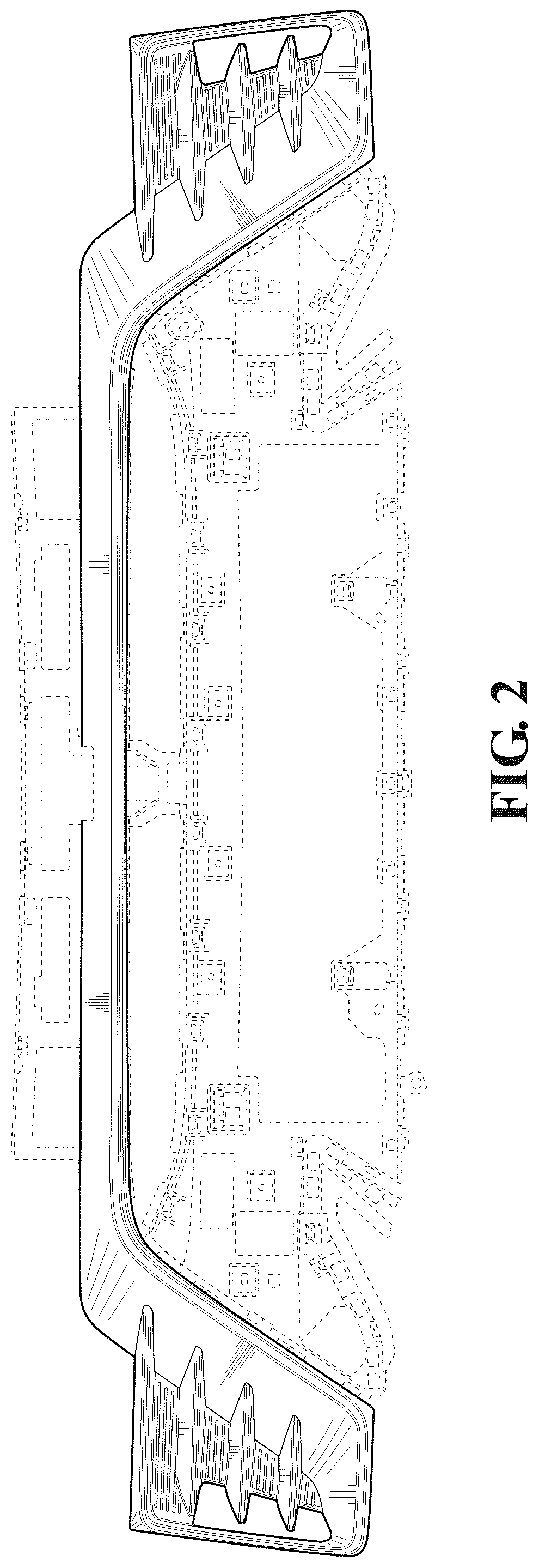 Patent USD1044630 Figure 2 – Vehicle front fascia