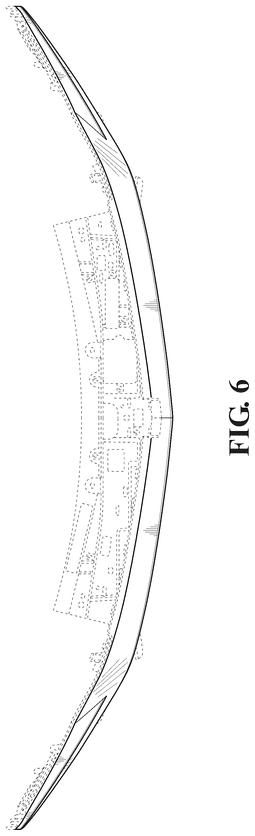 Patent USD1044630 Figure 6 – Vehicle front fascia