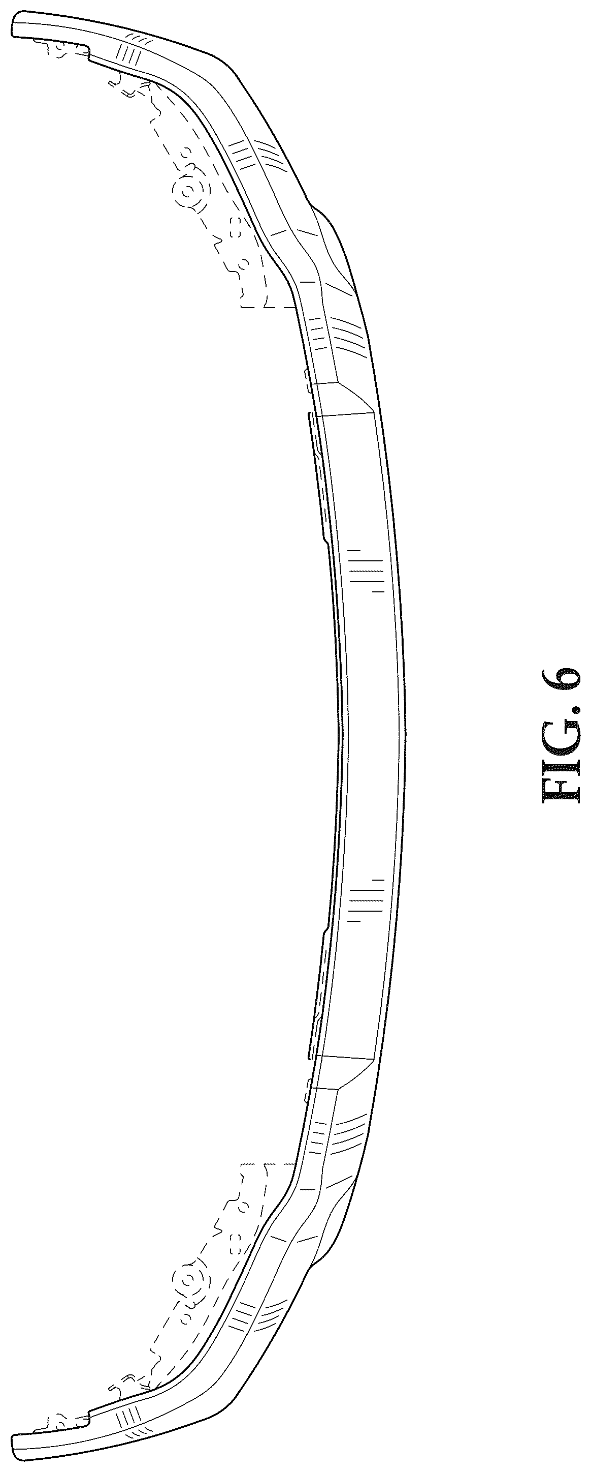 Patent USD1044631 Figure 6 – Vehicle bumper bar