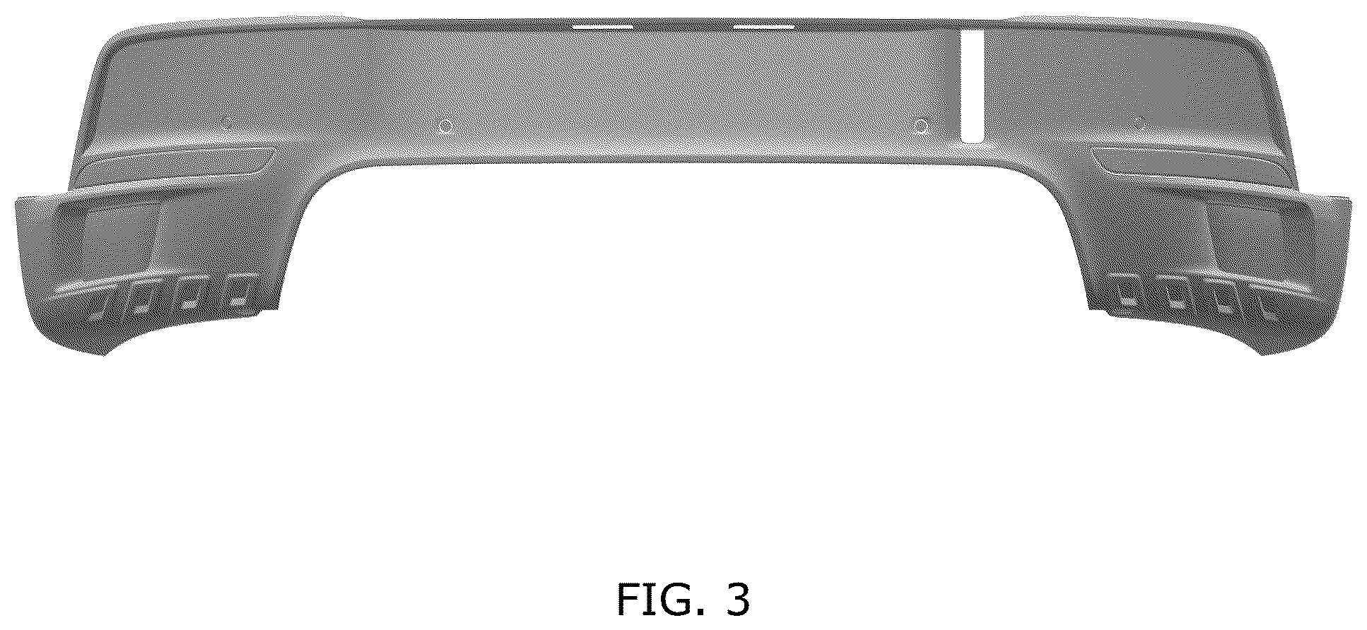 Patent USD1044632 Figure 3 – Bumper for motor vehicle