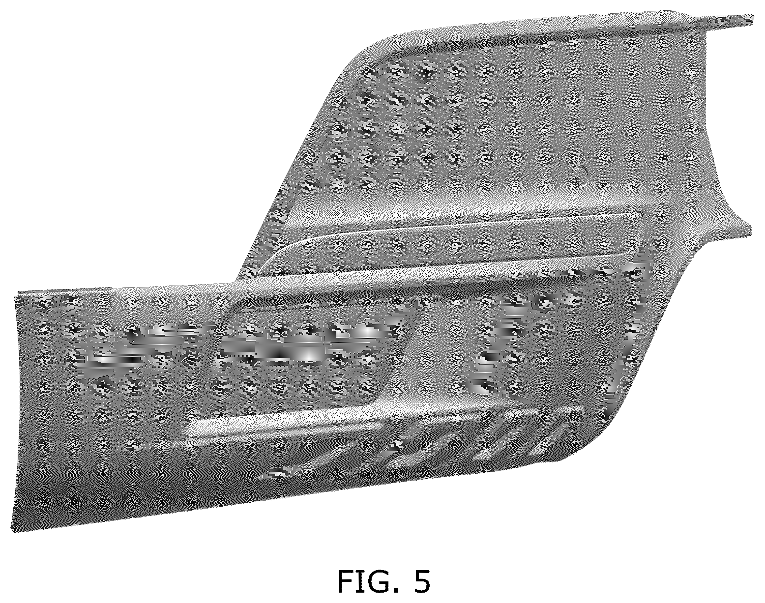 Patent USD1044632 Figure 5 – Bumper for motor vehicle