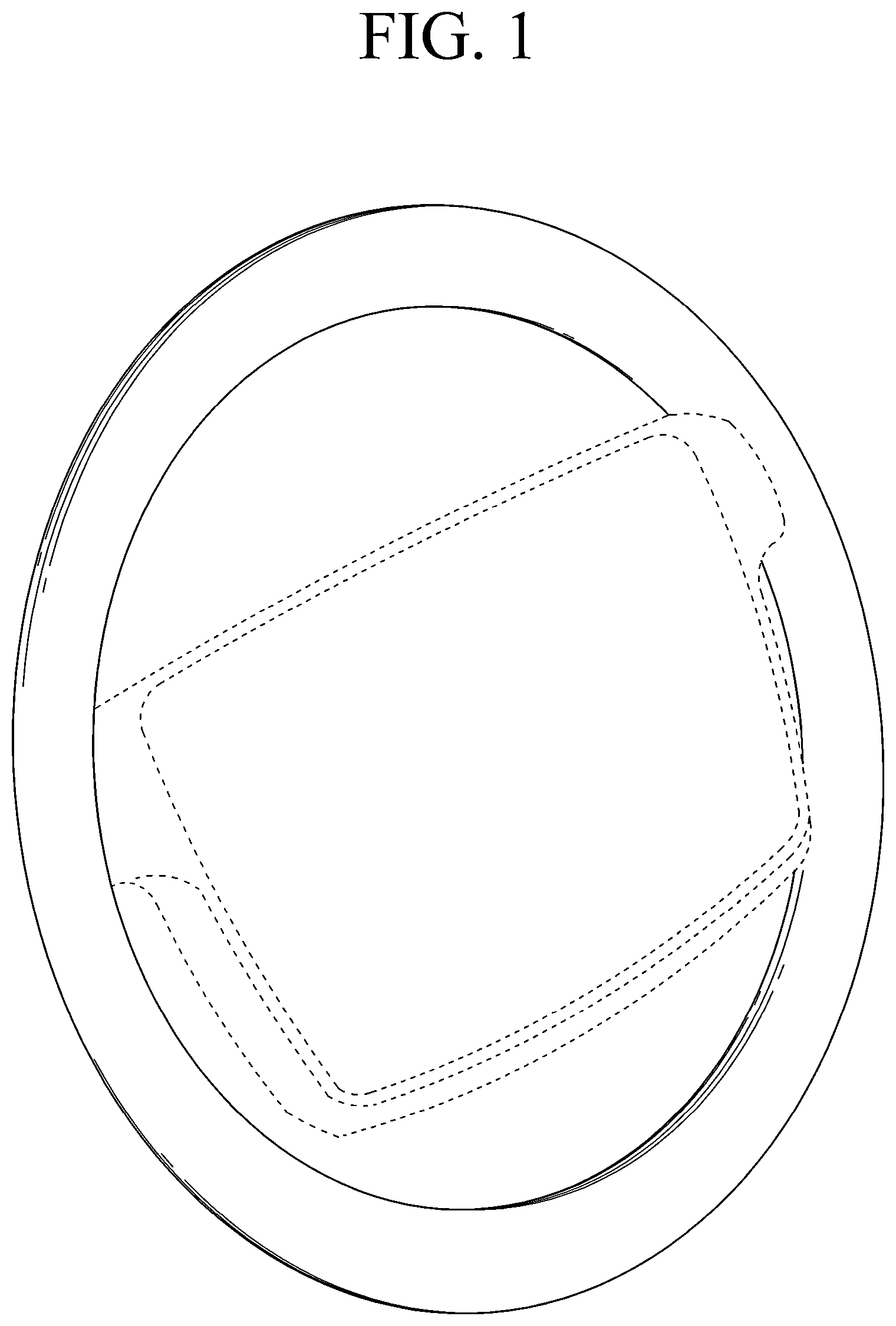 Patent USD1044635 — Steering wheel for vehicle — Figure 1