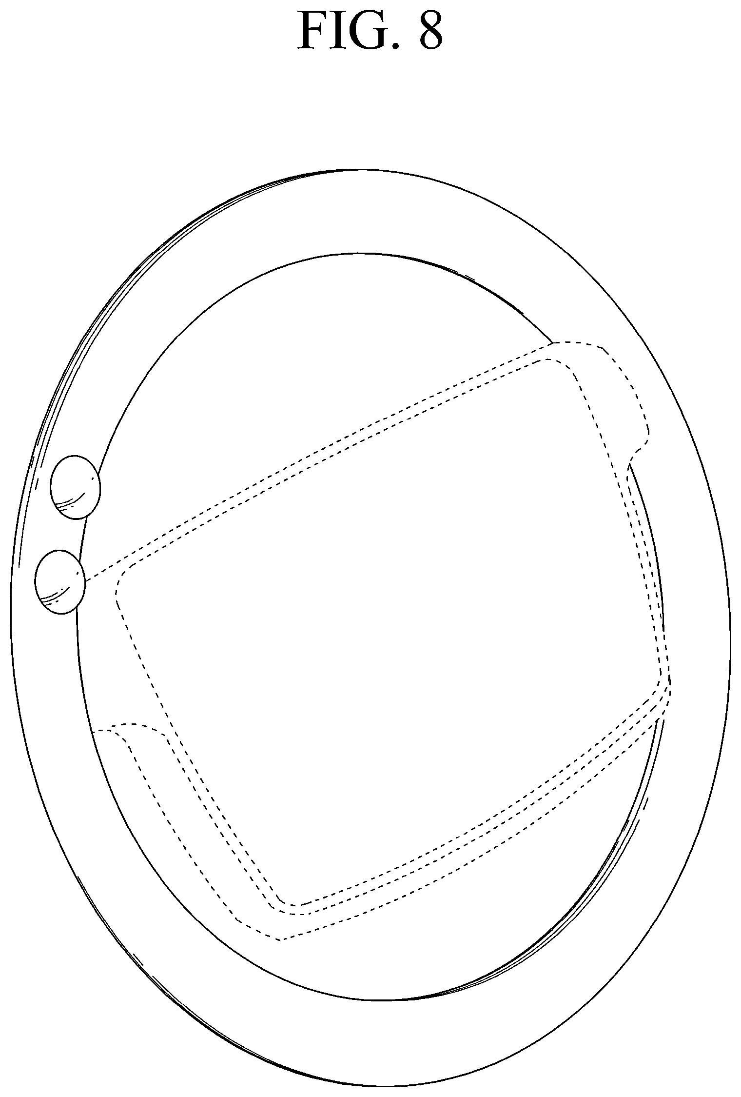 Patent USD1044635 Figure 8 – Steering wheel for vehicle