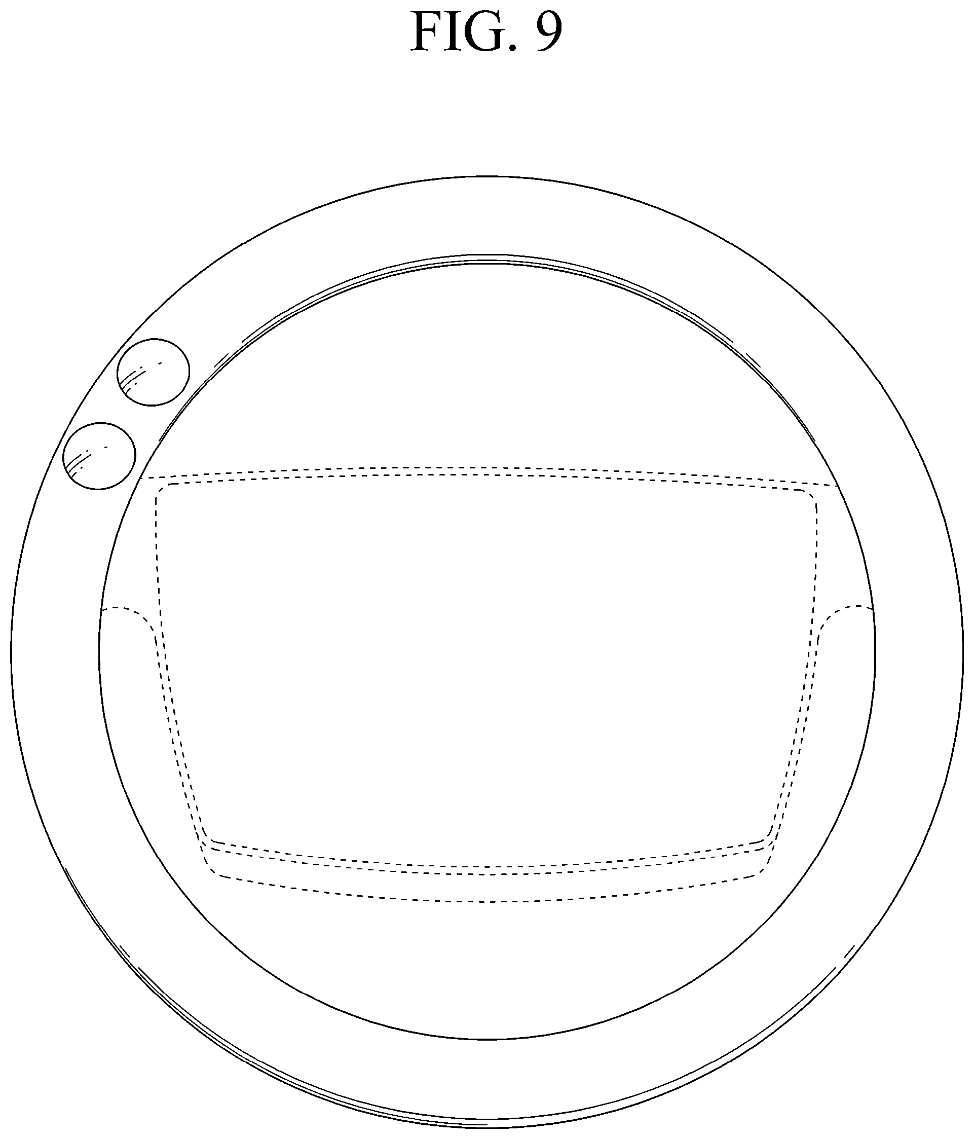 Patent USD1044635 Figure 9 – Steering wheel for vehicle
