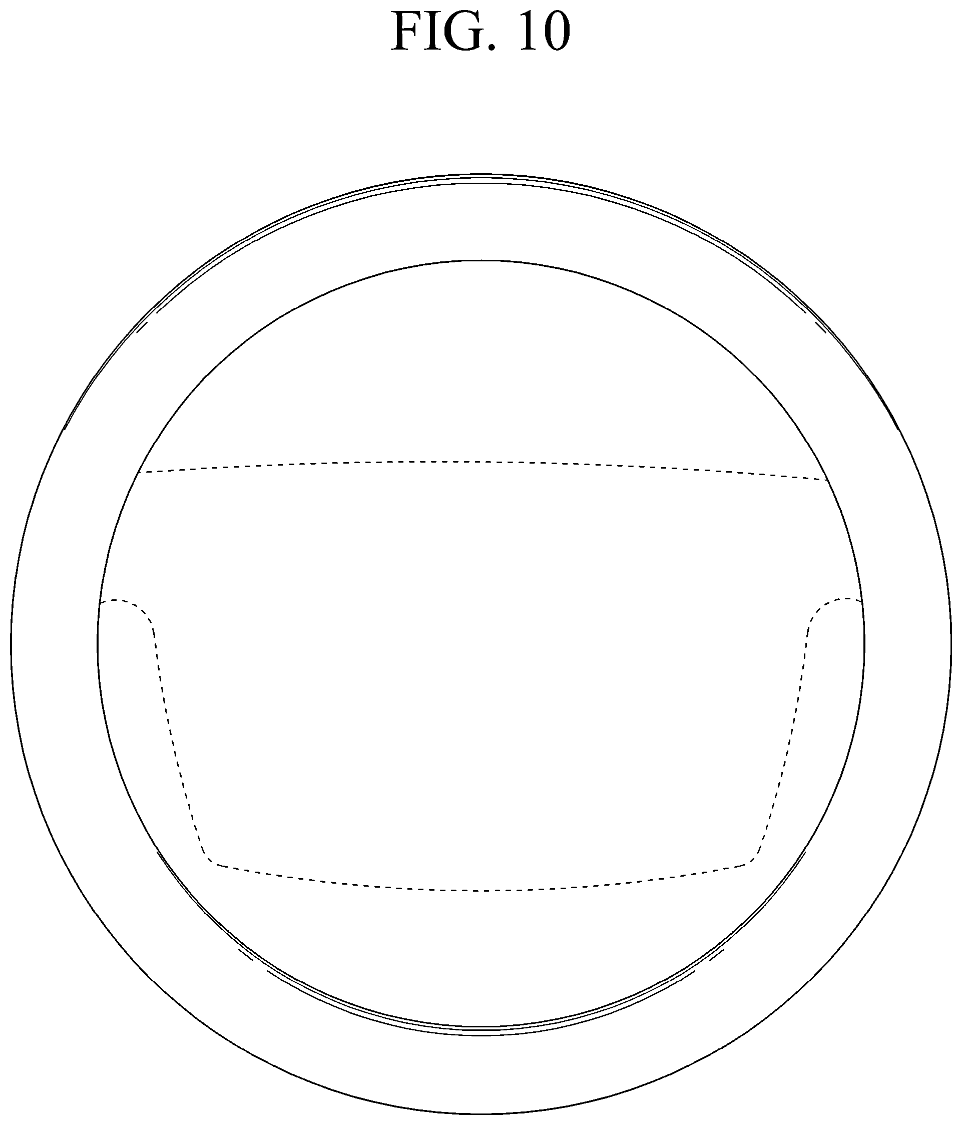 Patent USD1044635 Figure 10 – Steering wheel for vehicle