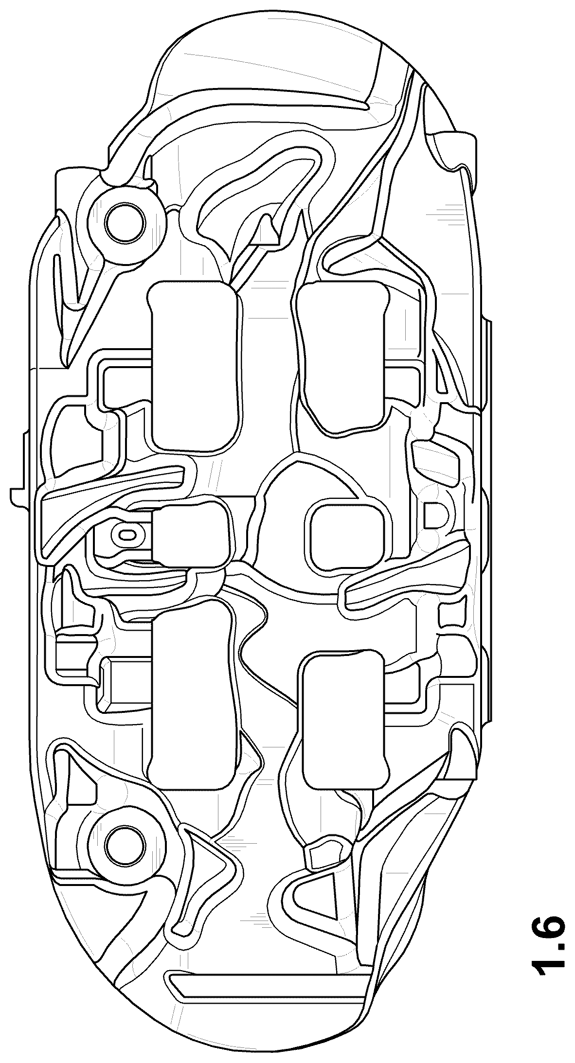 Patent USD1044636 Figure 6 – Brake caliper