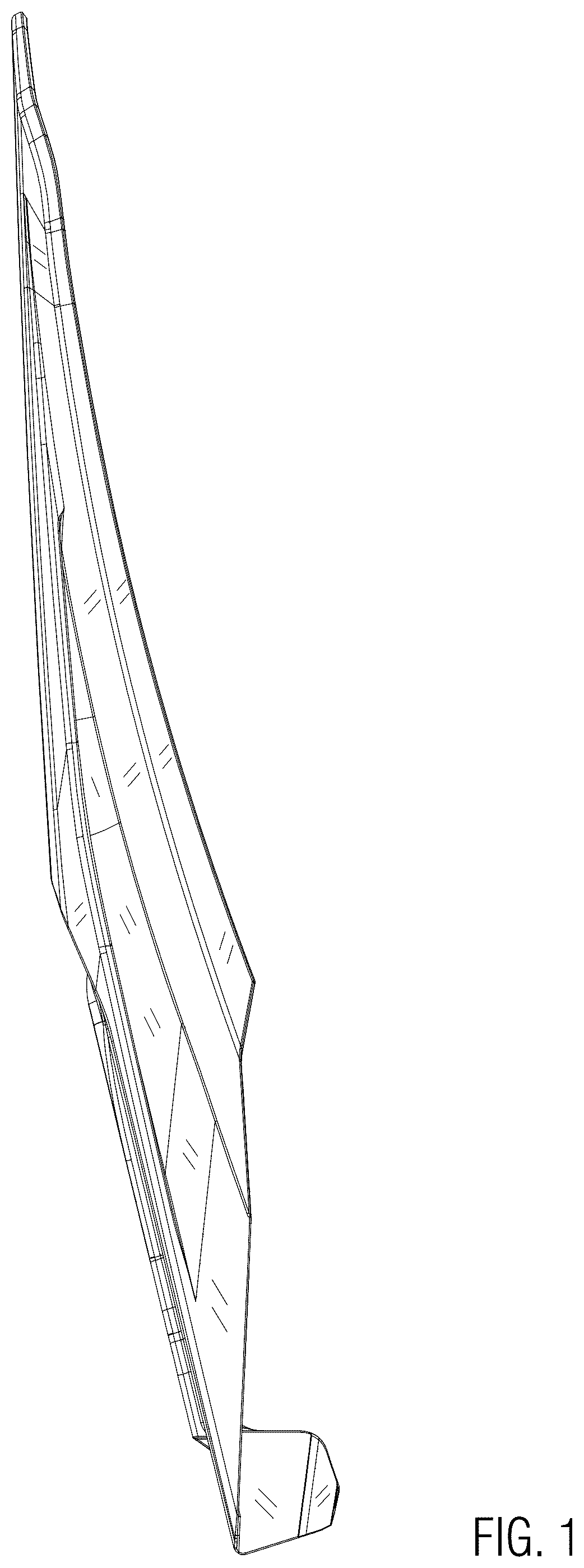 Patent USD1044640 Figure 1 – Motorcycle fender