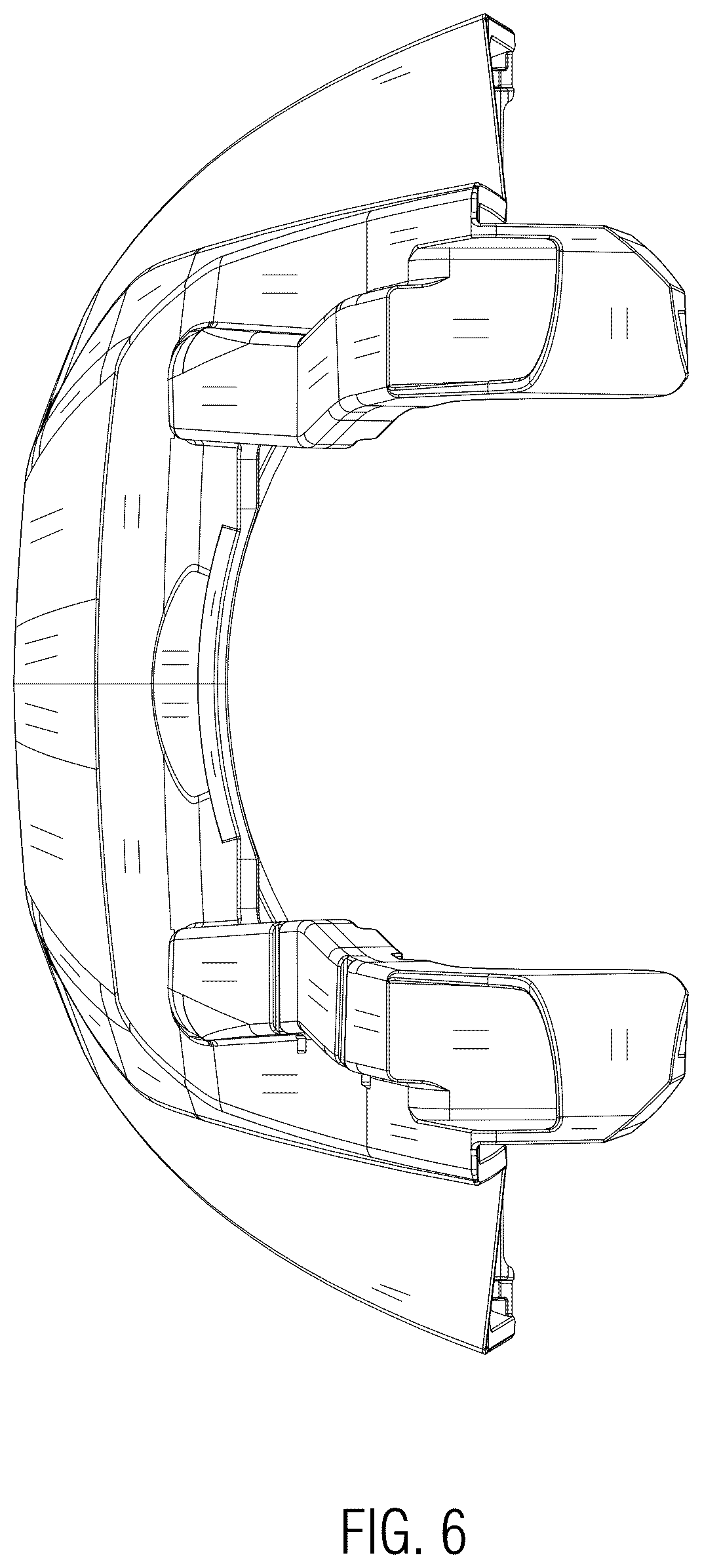 Patent USD1044640 Figure 6 – Motorcycle fender