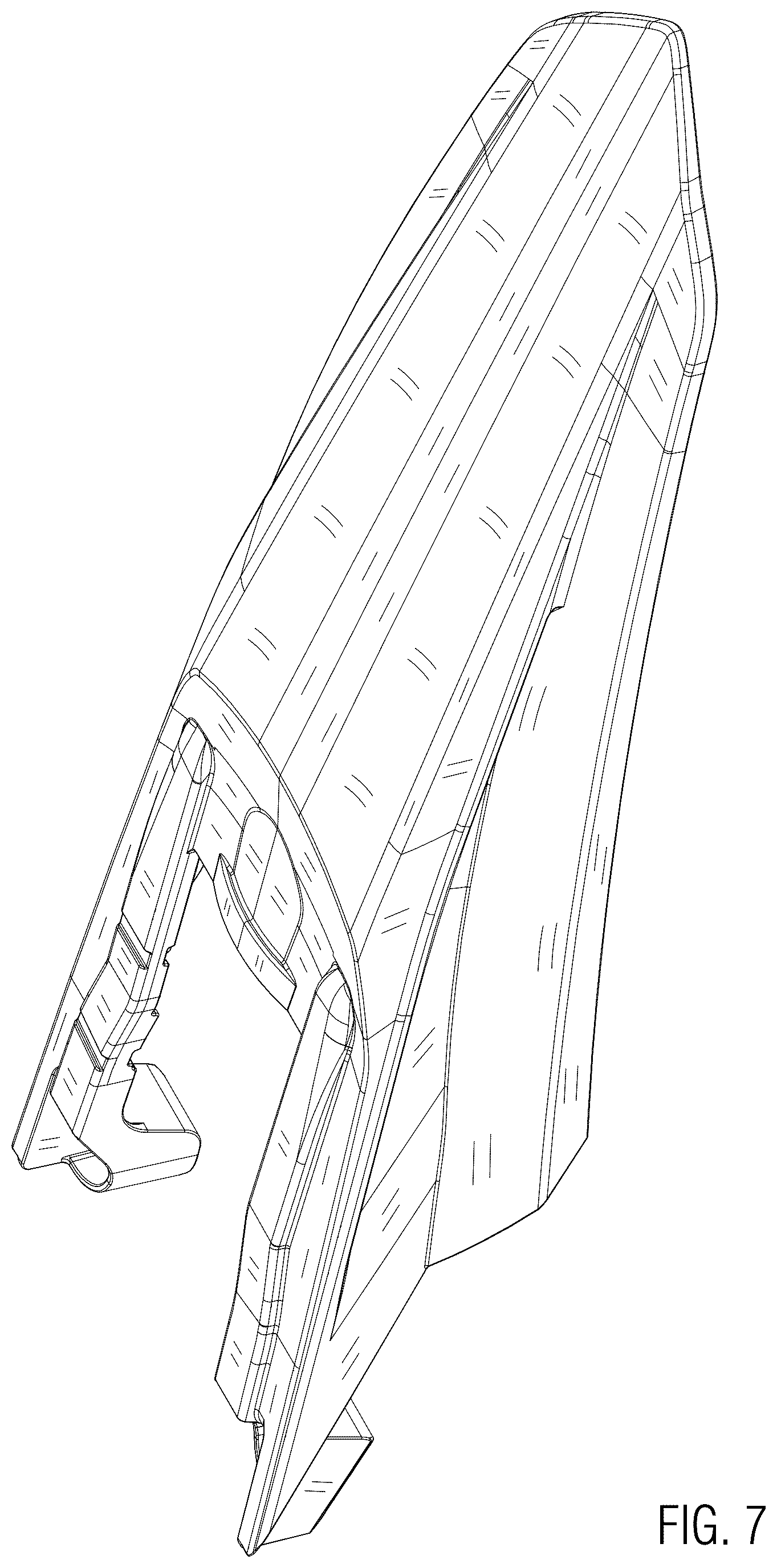 Patent USD1044640 Figure 7 – Motorcycle fender