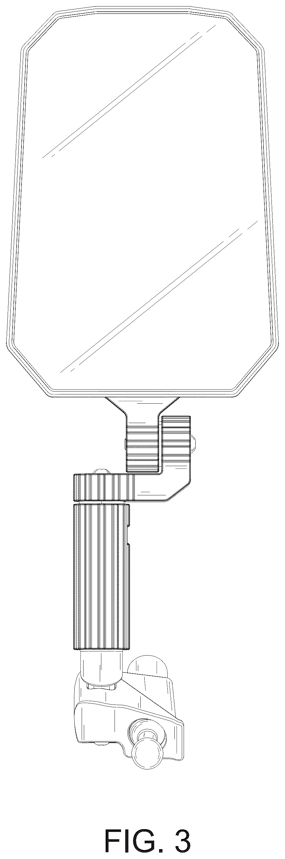 Patent USD1044641 Figure 3 – Rearview mirror