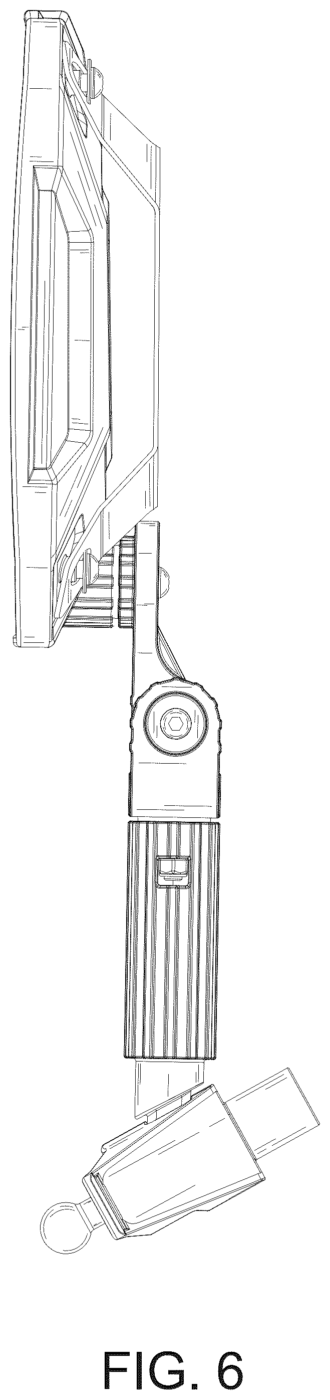Patent USD1044641 Figure 6 – Rearview mirror