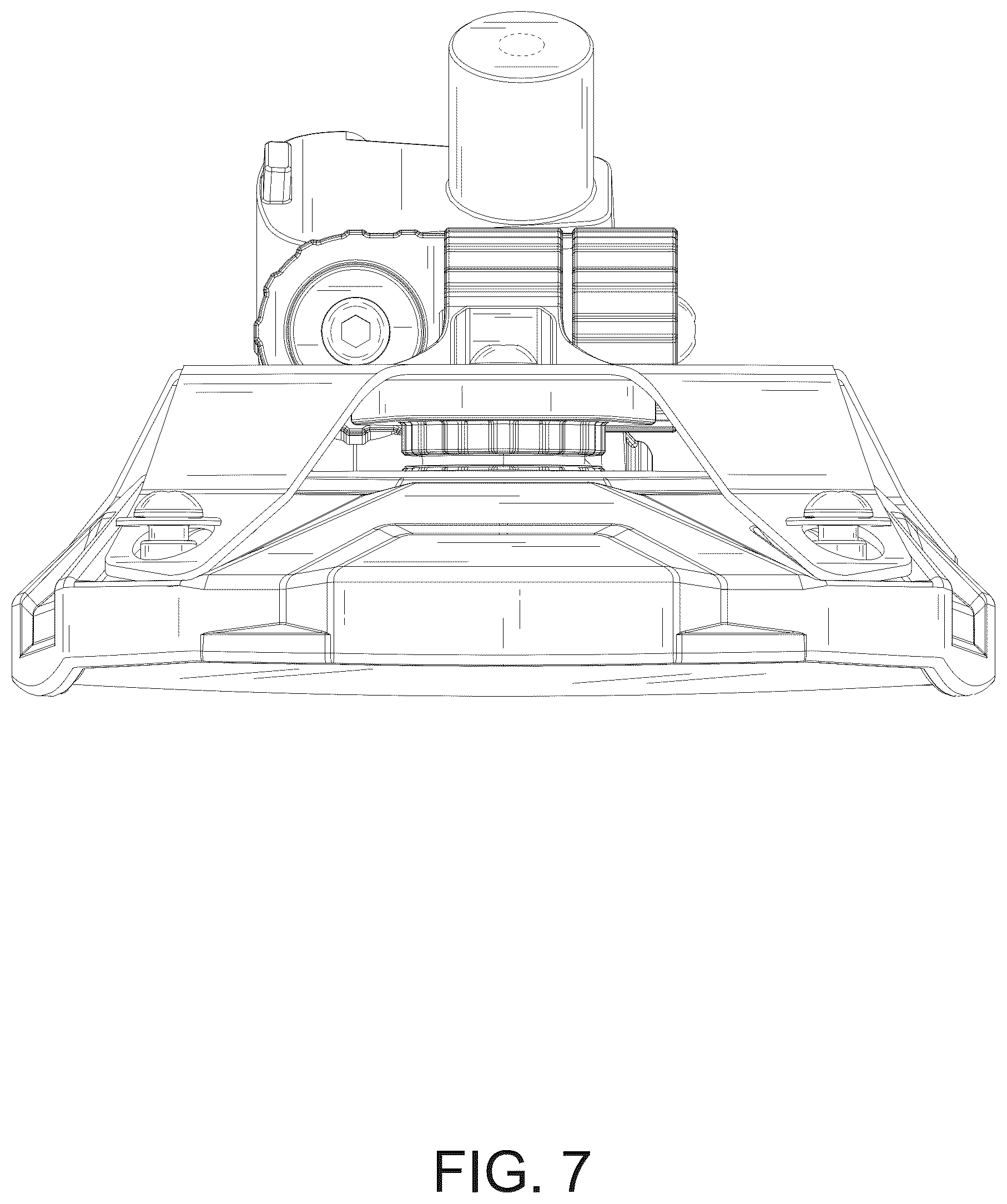 Patent USD1044641 Figure 7 – Rearview mirror