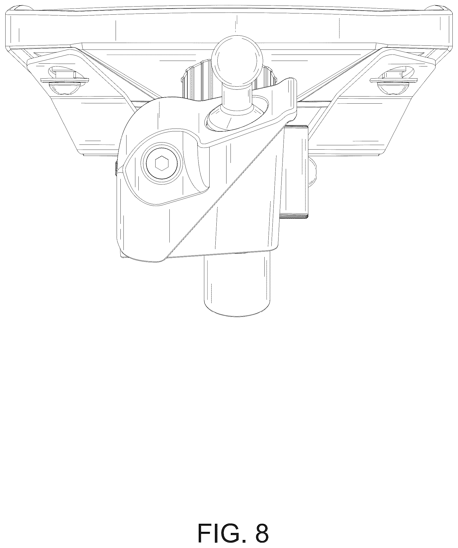 Patent USD1044641 Figure 8 – Rearview mirror