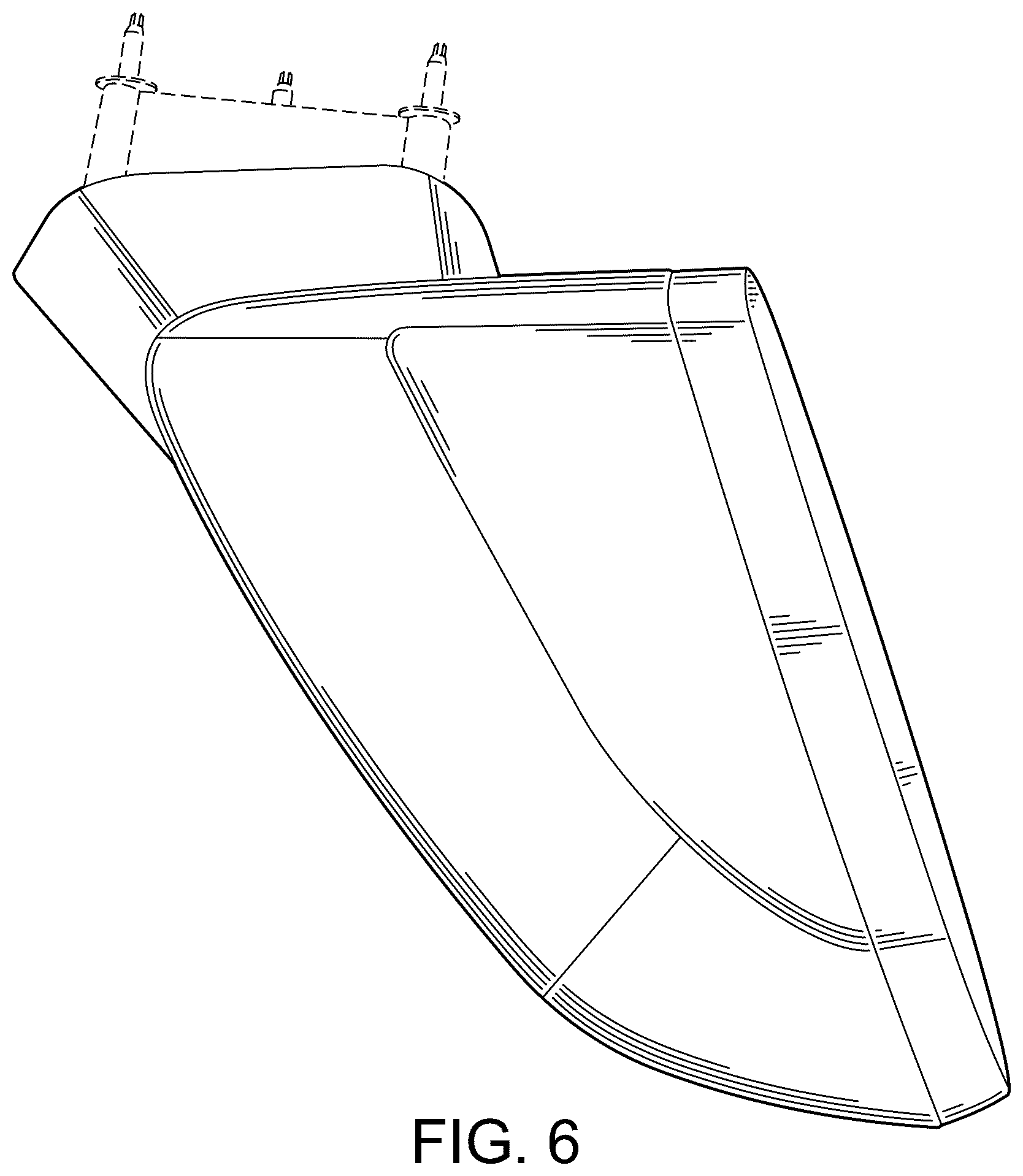 Patent USD1044642 Figure 6 – Vehicle outside mirror