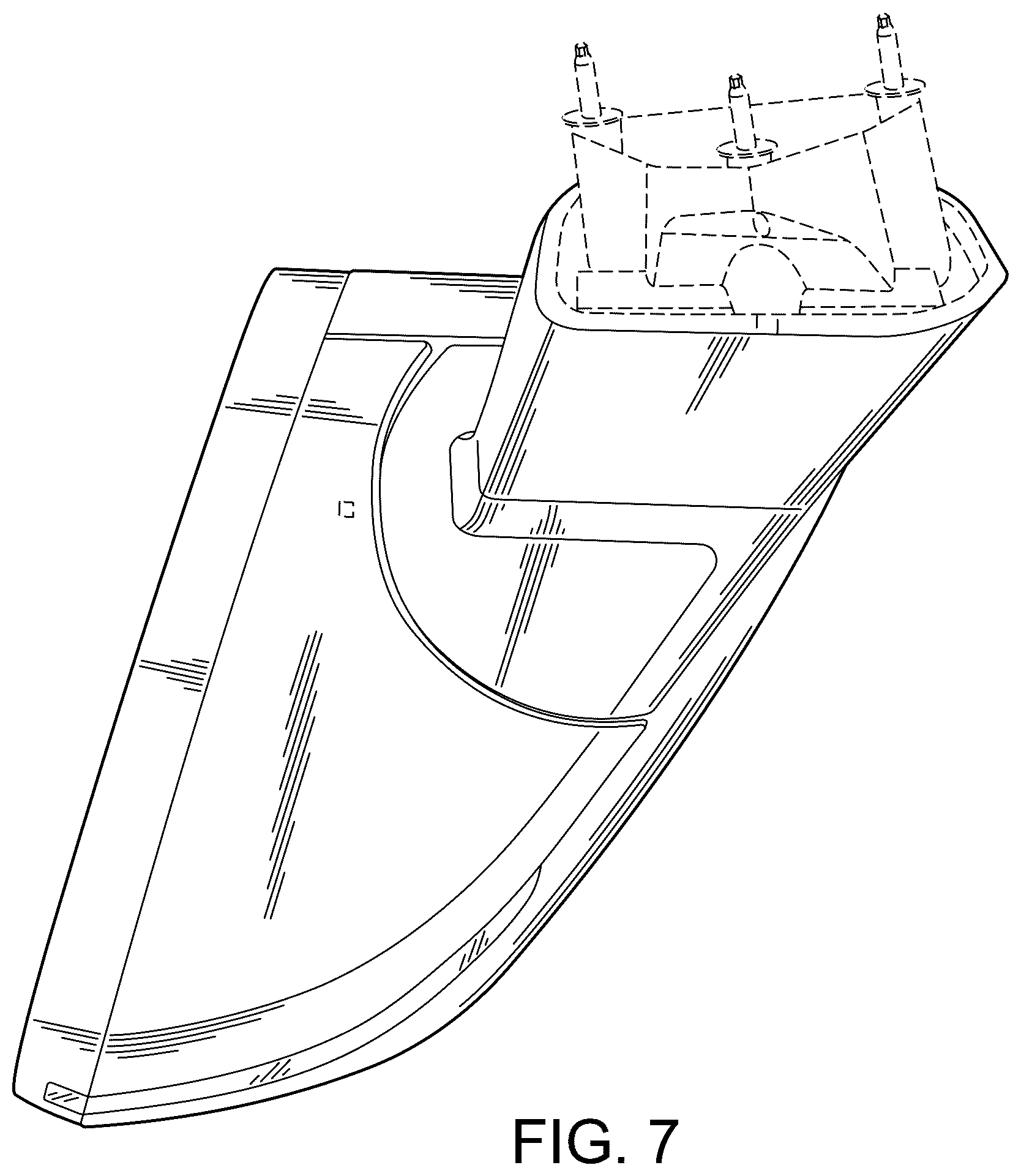 Patent USD1044642 Figure 7 – Vehicle outside mirror