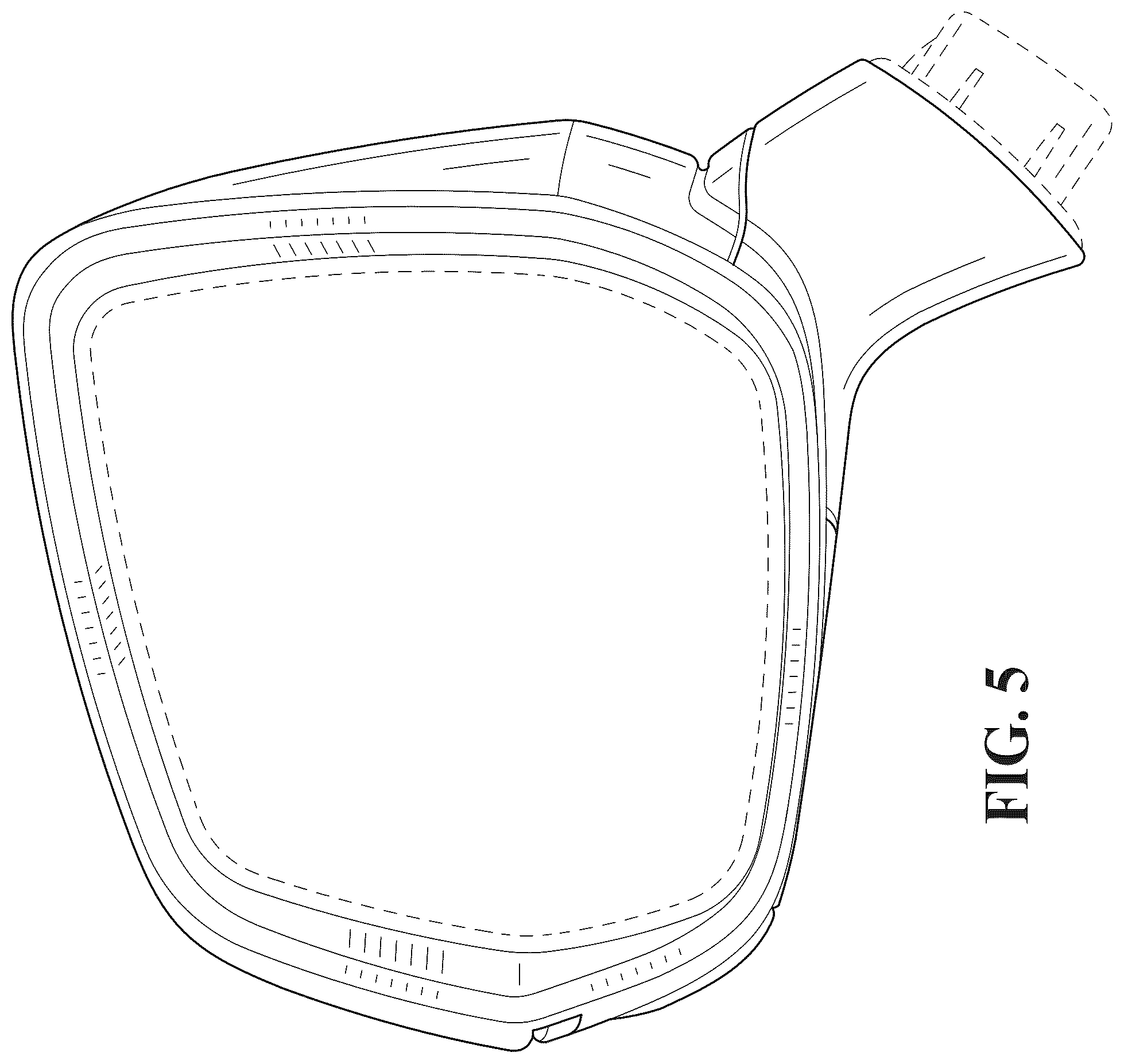 Patent USD1044643 Figure 5 – Vehicle outside mirror