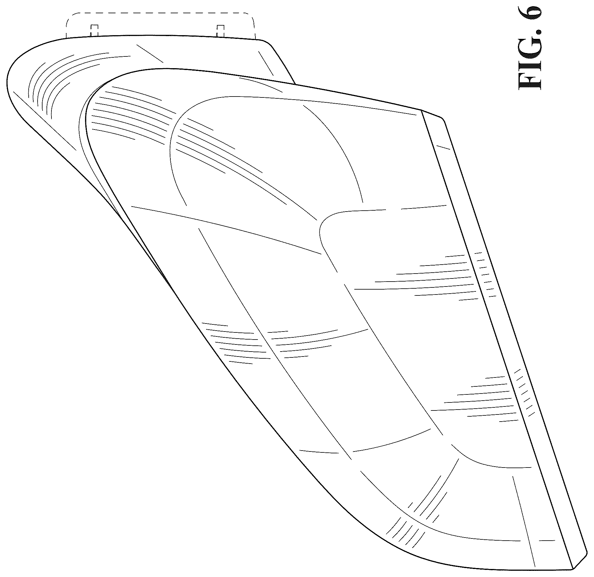 Patent USD1044643 Figure 6 – Vehicle outside mirror