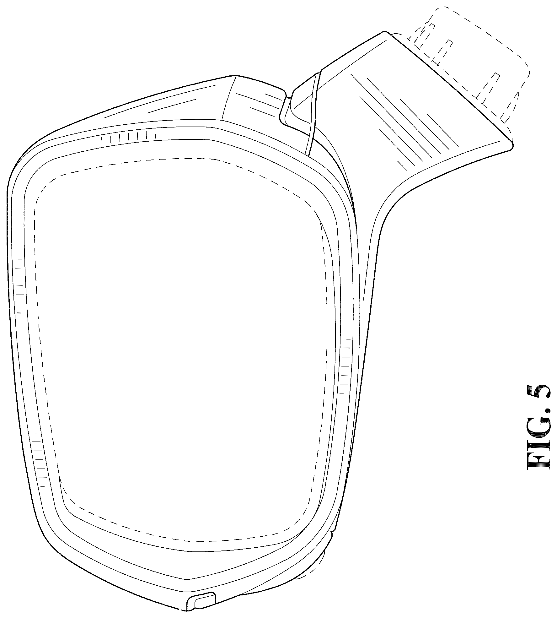 Patent USD1044644 Figure 5 – Vehicle outside mirror