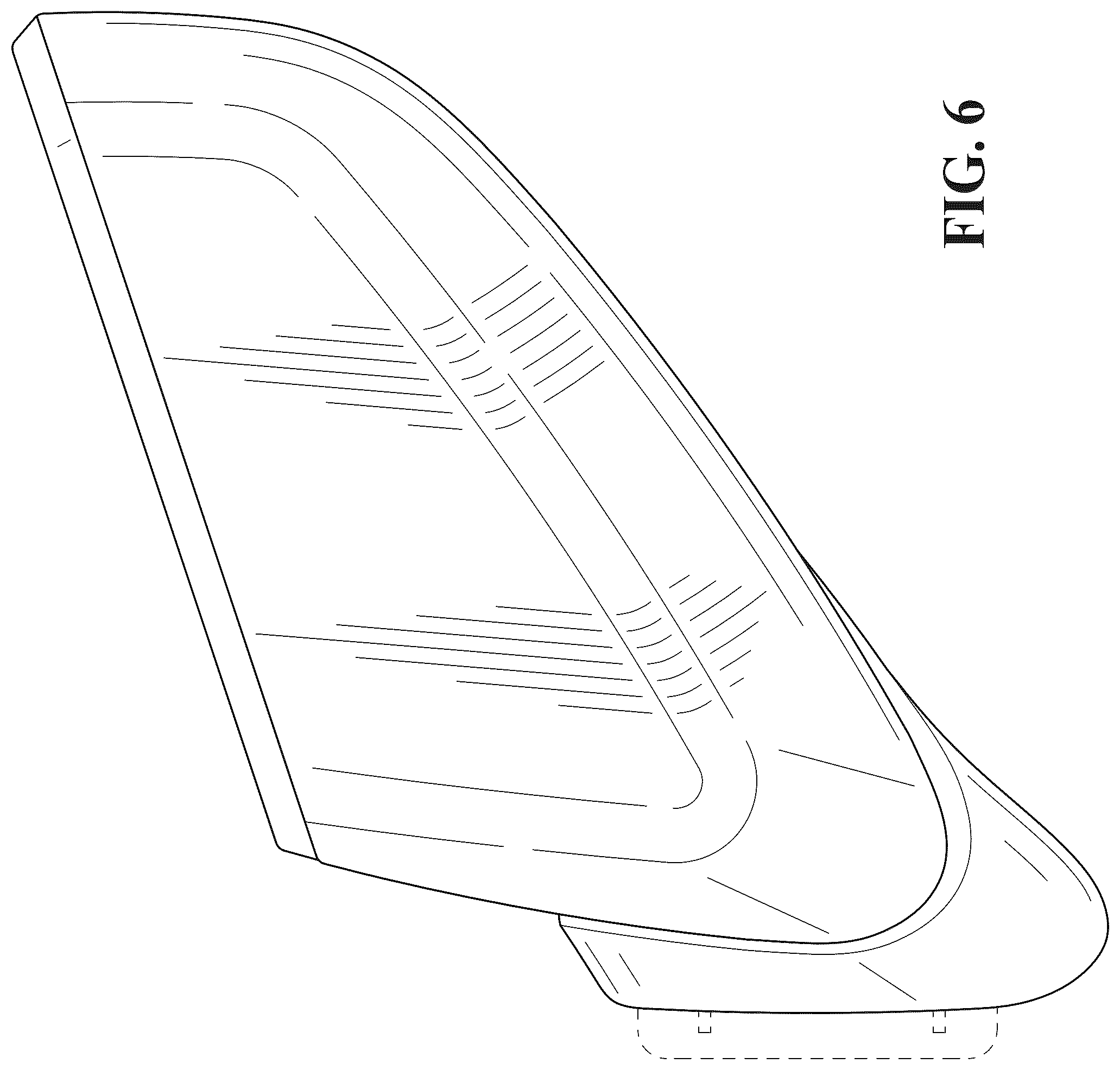 Patent USD1044644 Figure 6 – Vehicle outside mirror