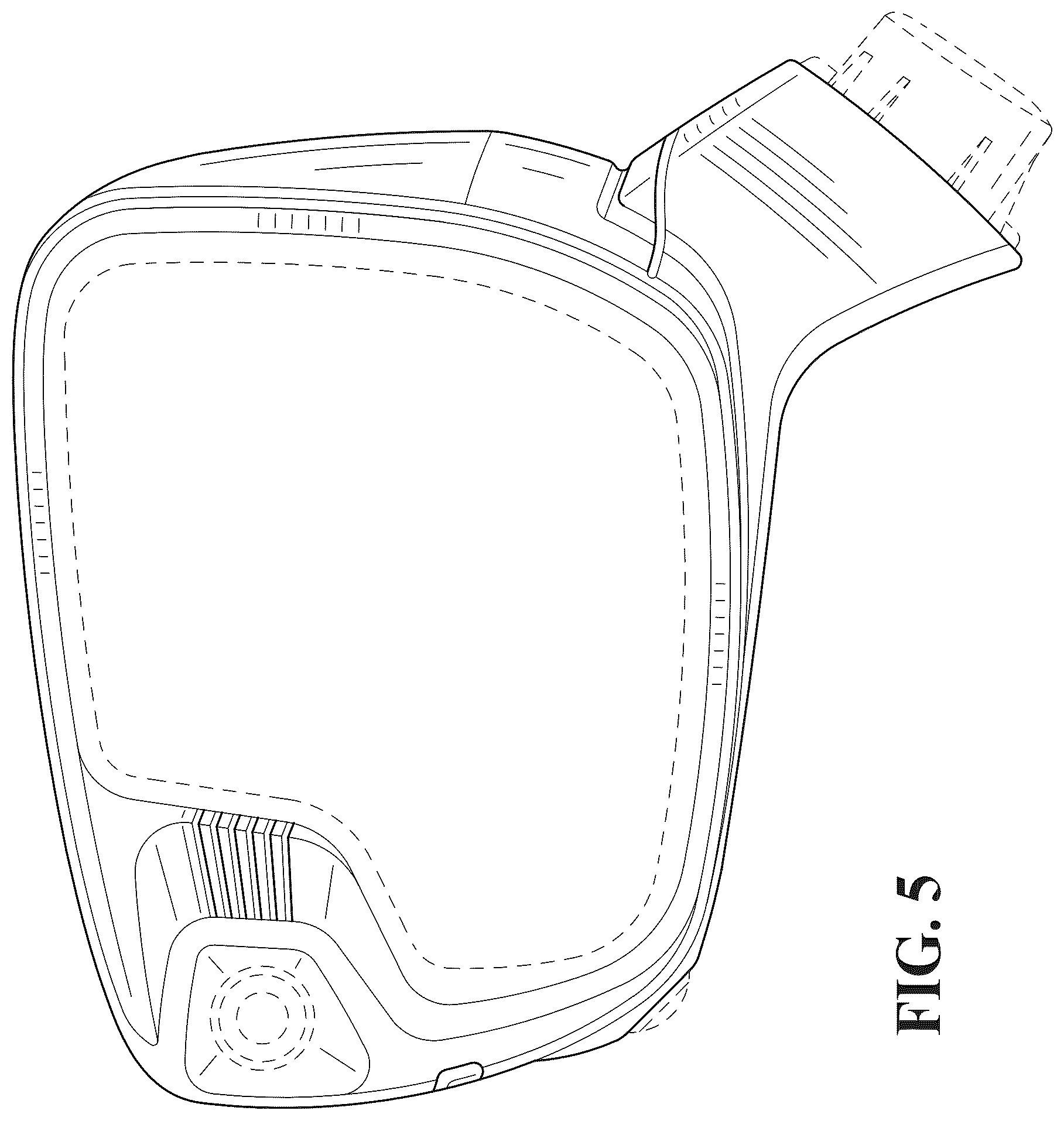 Patent USD1044645 Figure 5 – Vehicle outside mirror