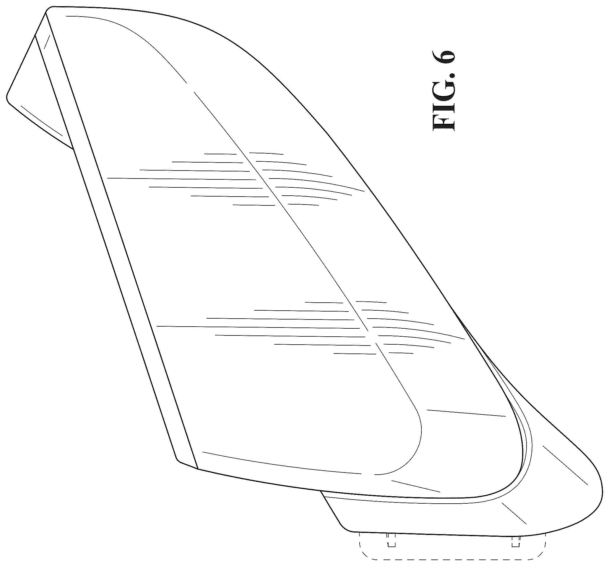 Patent USD1044645 Figure 6 – Vehicle outside mirror