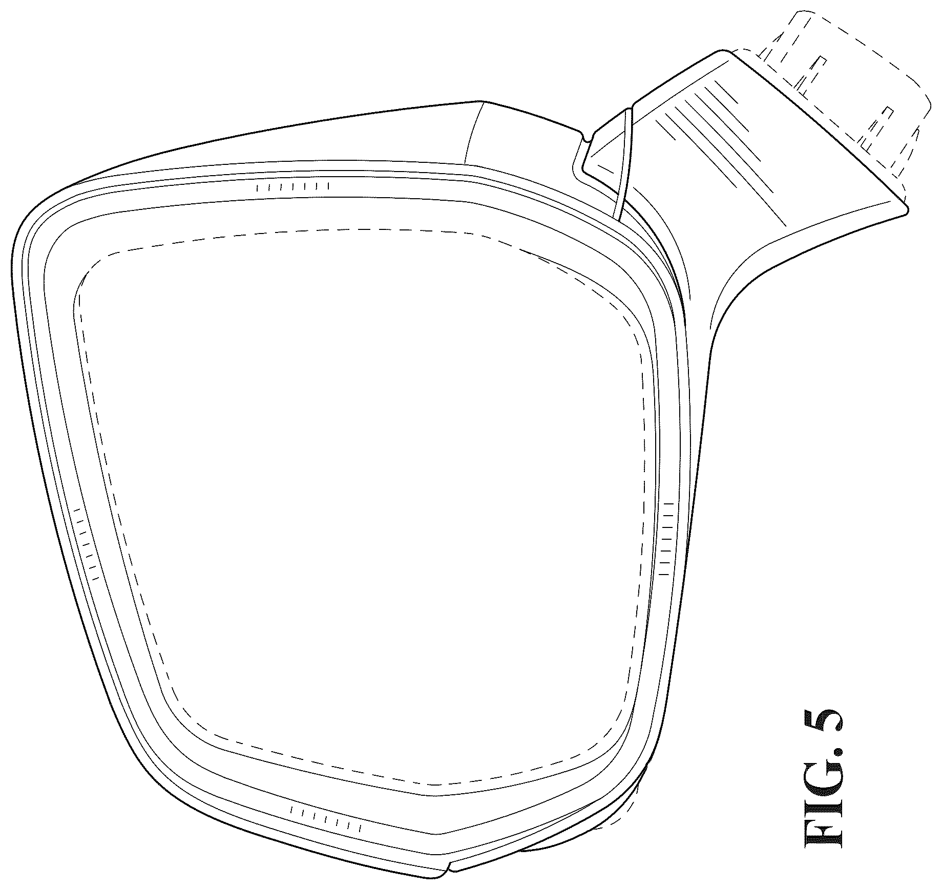 Patent USD1044646 Figure 5 – Vehicle outside mirror