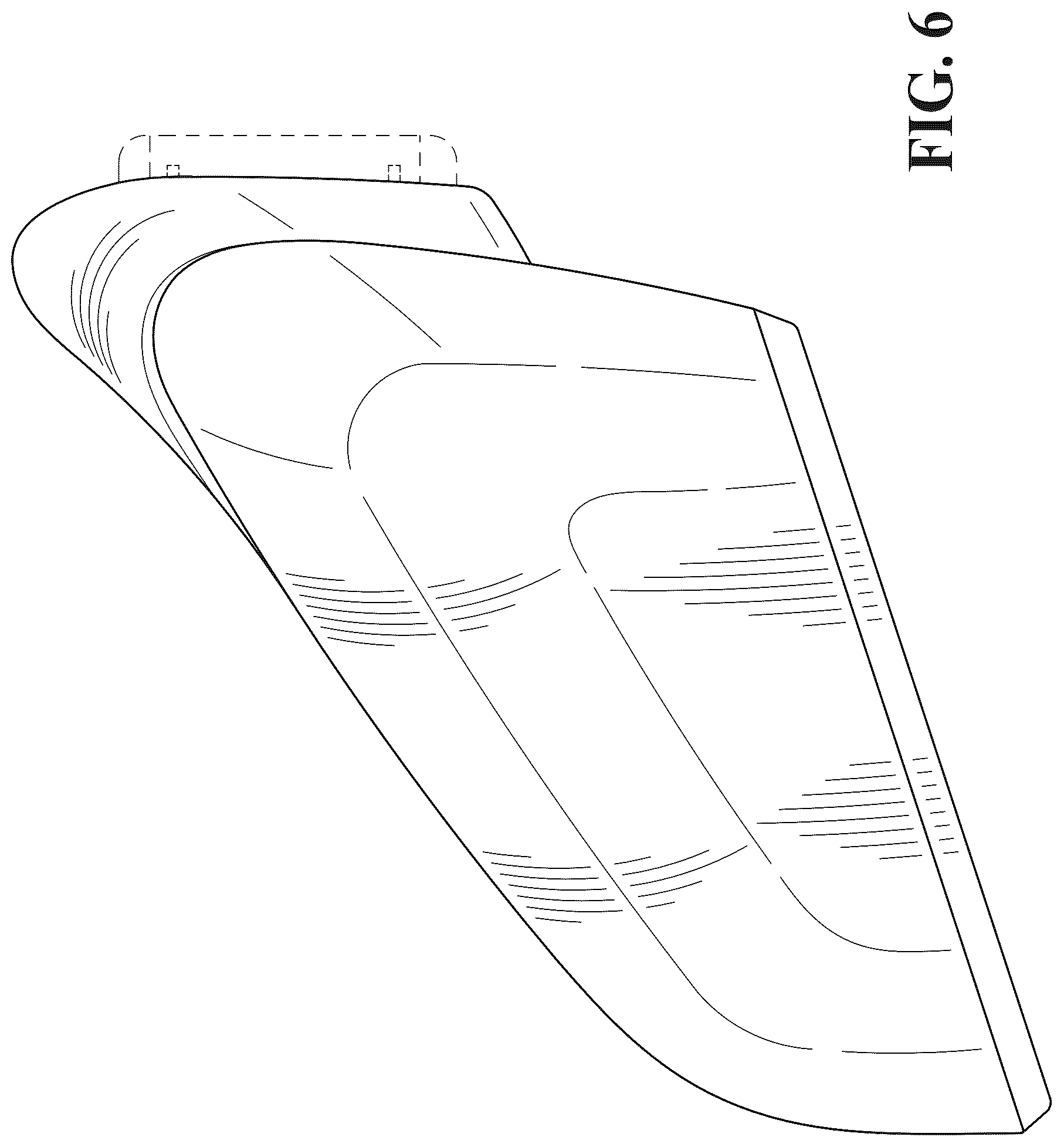 Patent USD1044646 Figure 6 – Vehicle outside mirror