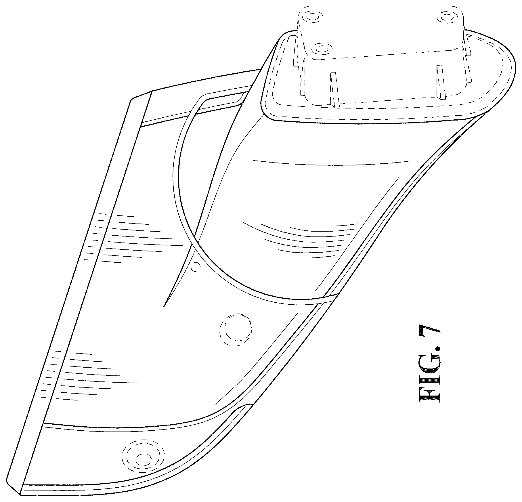 Patent USD1044646 Figure 7 – Vehicle outside mirror