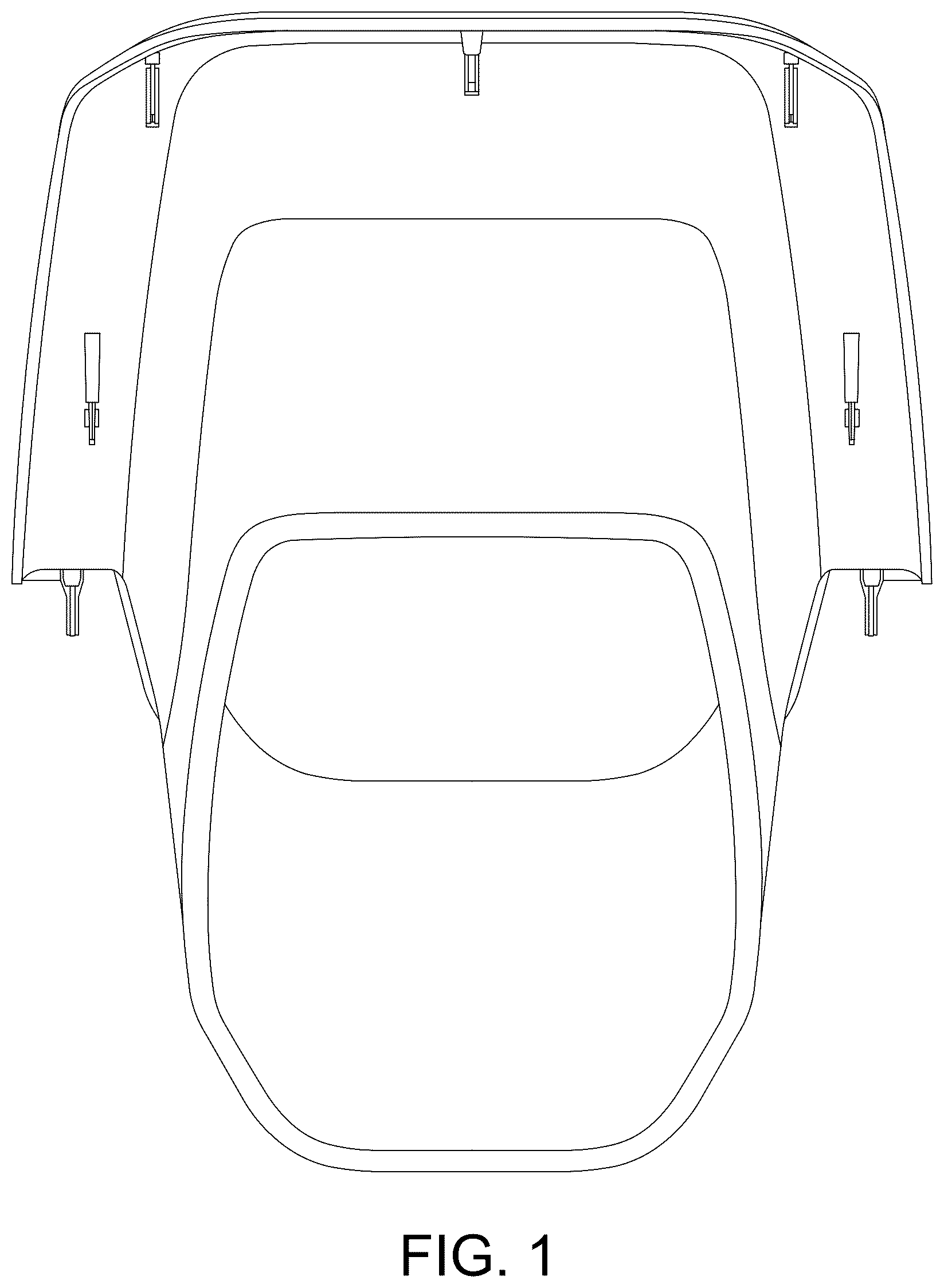 Patent USD1044647 — Closeout bezel for truck — Figure 1