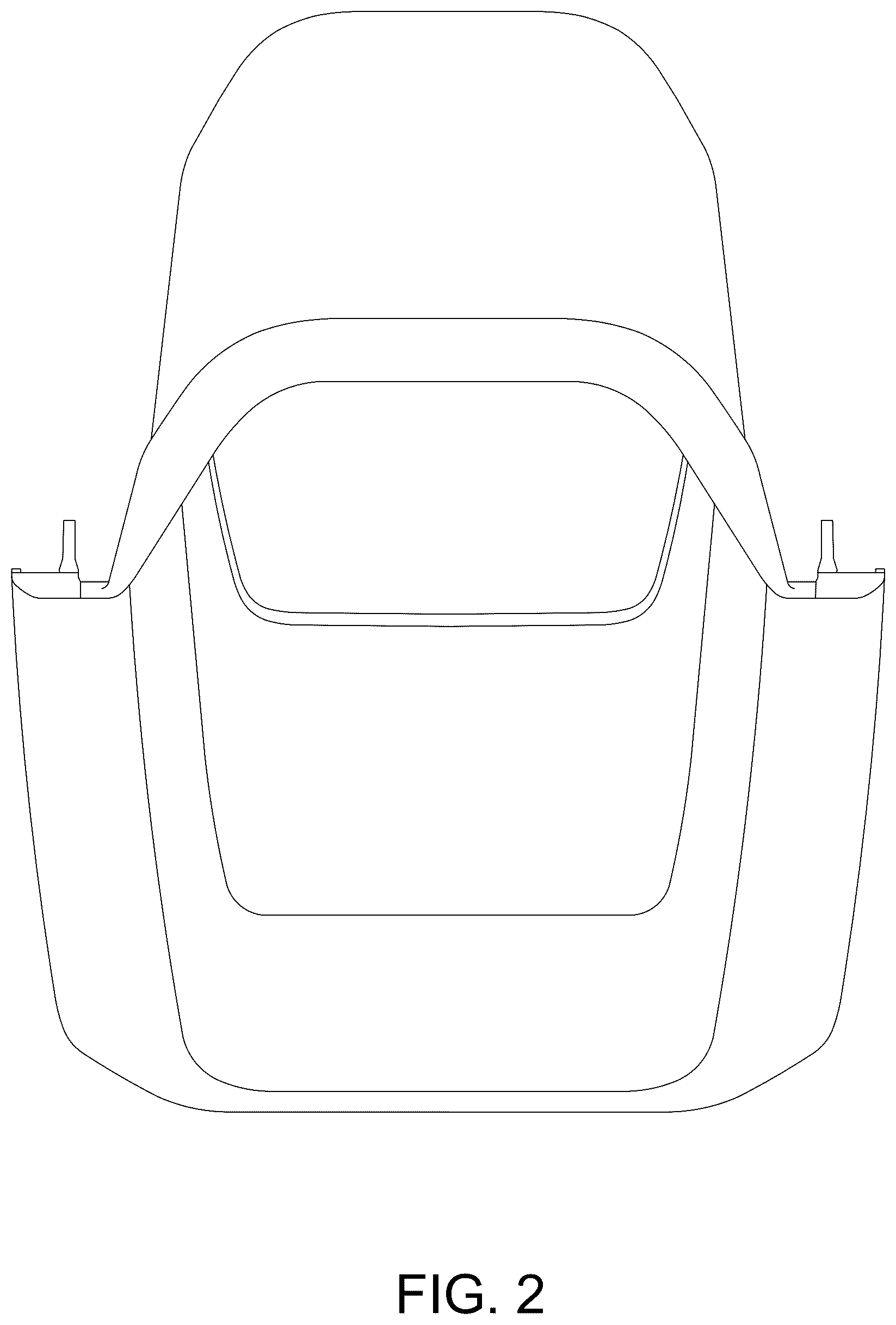 Patent USD1044647 Figure 2 – Closeout bezel for truck