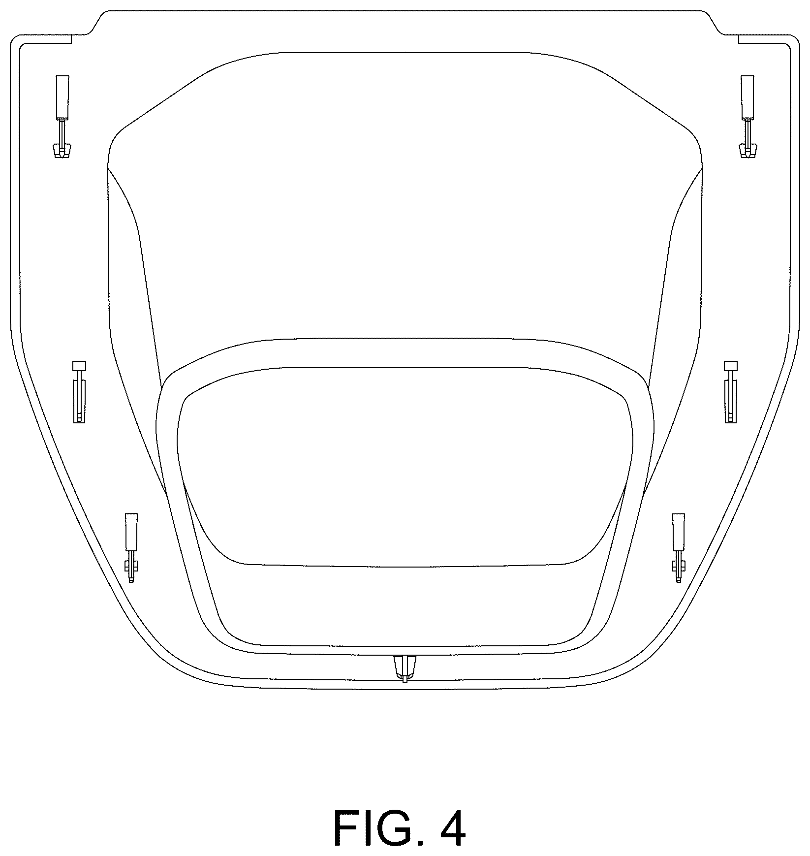 Patent USD1044647 Figure 4 – Closeout bezel for truck
