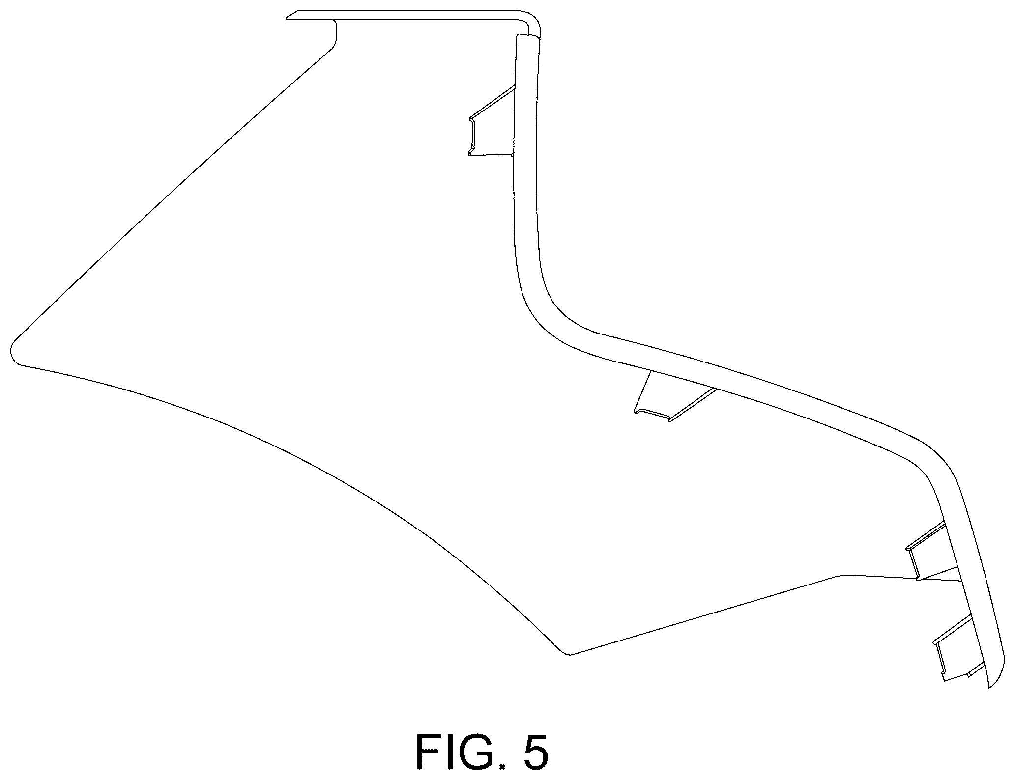 Patent USD1044647 Figure 5 – Closeout bezel for truck