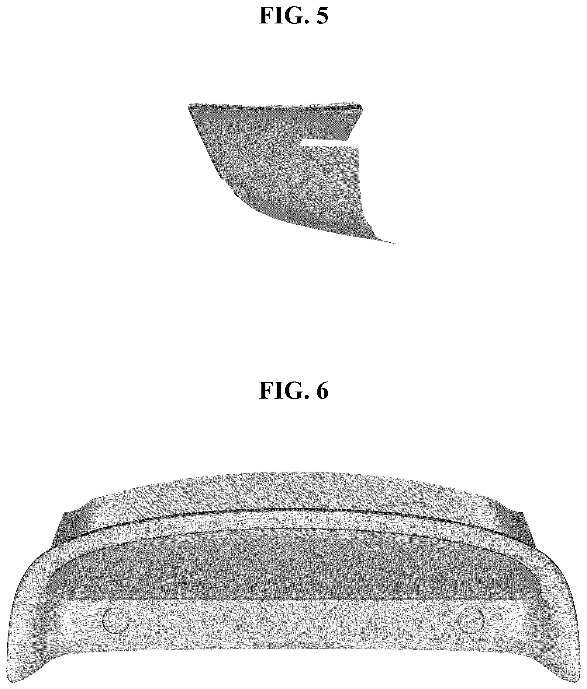 Patent USD1044648 Figure 3 – Crash pad for an automobile