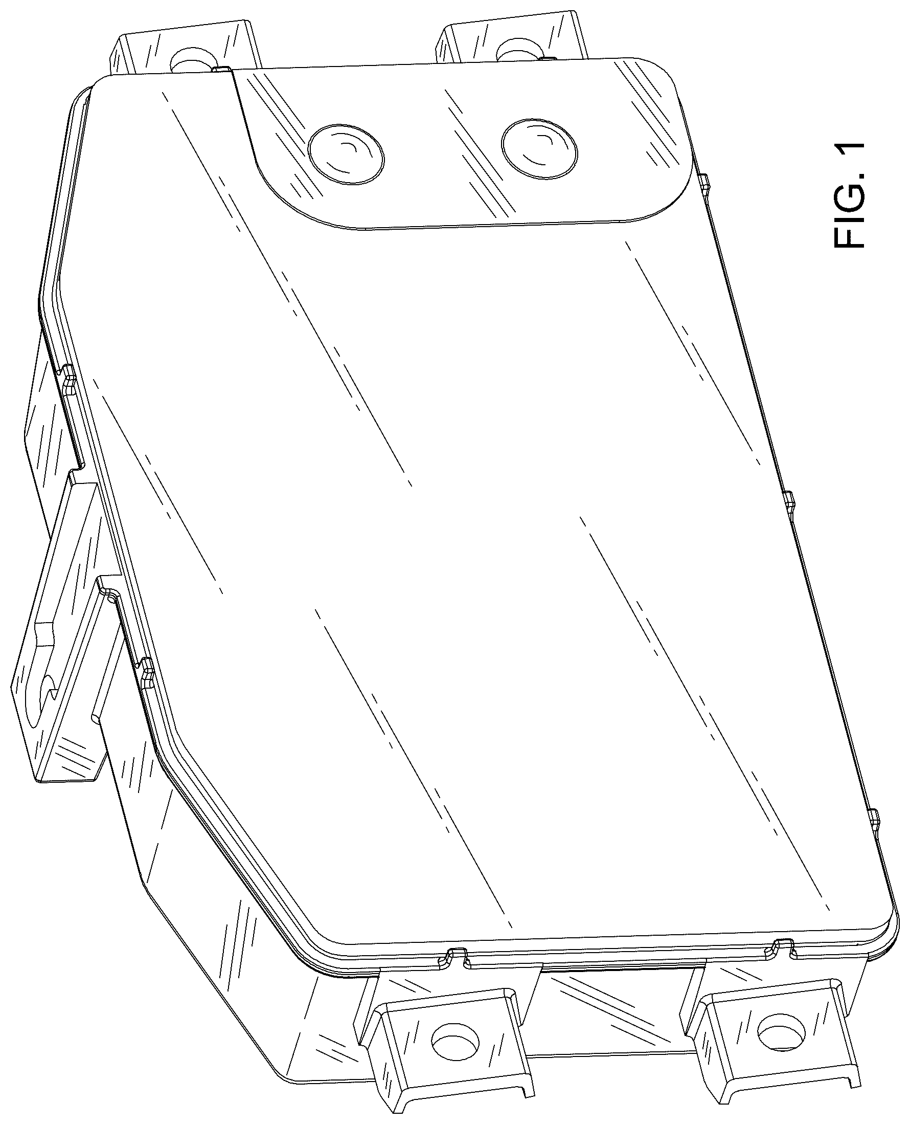 Patent USD1044649 — Housing for a vehicle instrument panel — Figure 1