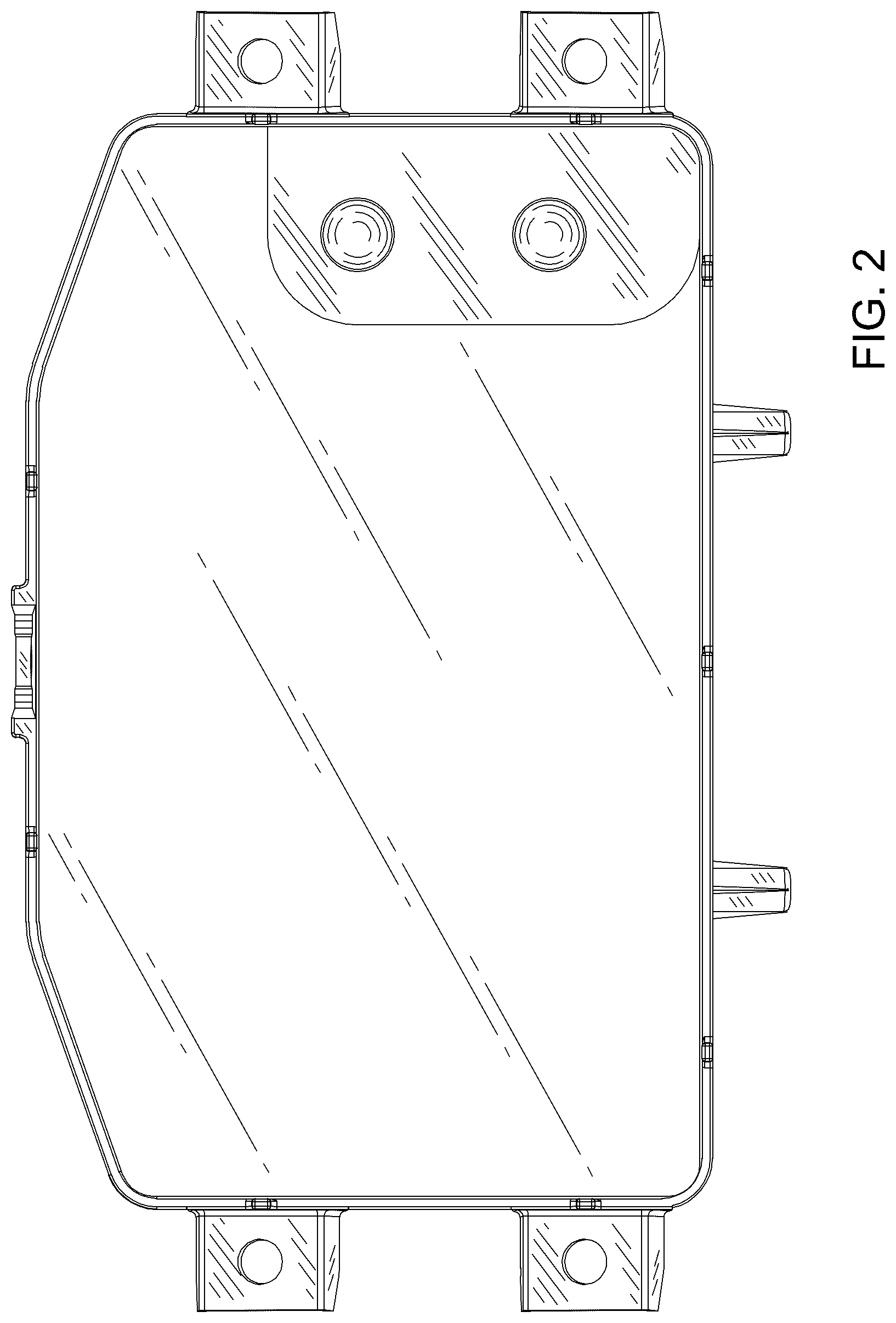 Patent USD1044649 Figure 2 – Housing for a vehicle instrument panel