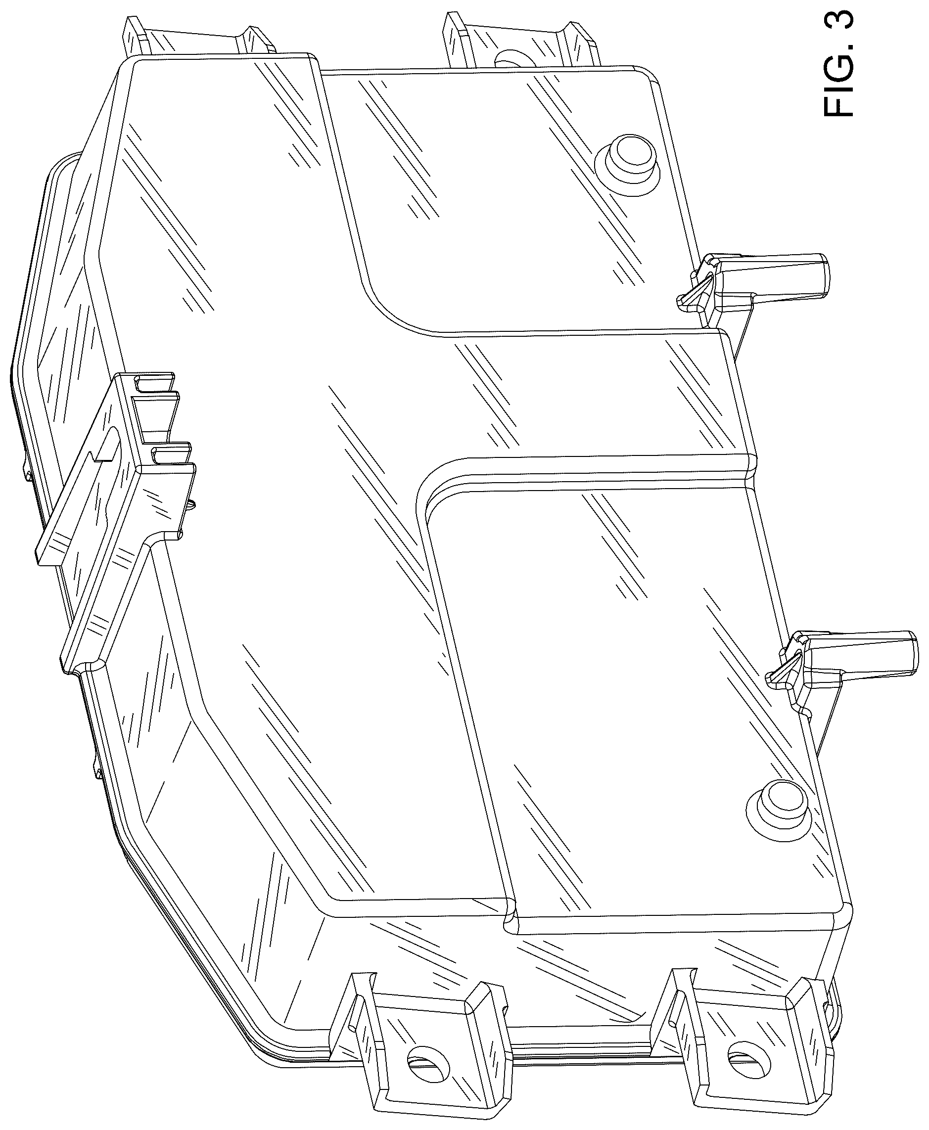Patent USD1044649 Figure 3 – Housing for a vehicle instrument panel