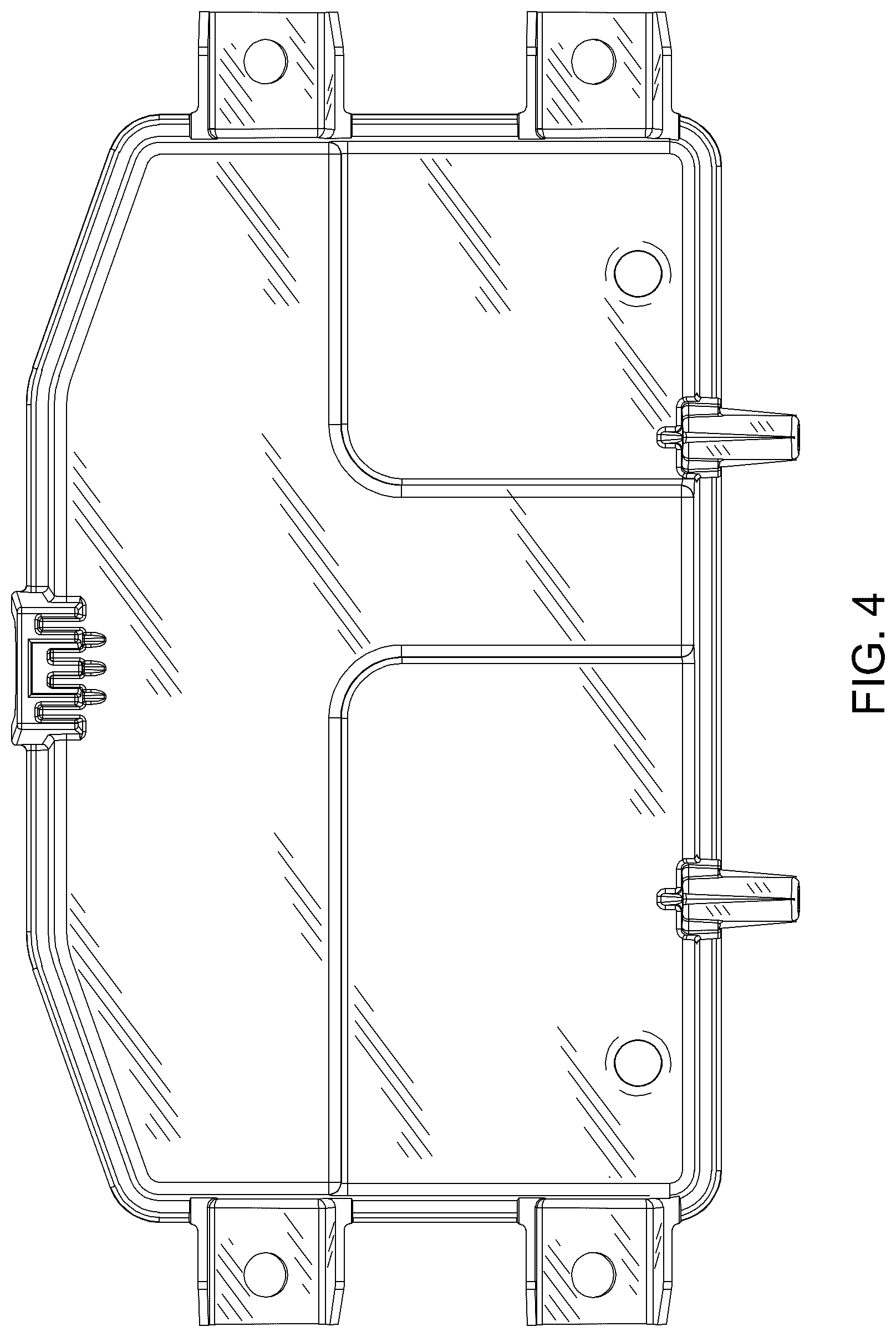 Patent USD1044649 Figure 4 – Housing for a vehicle instrument panel