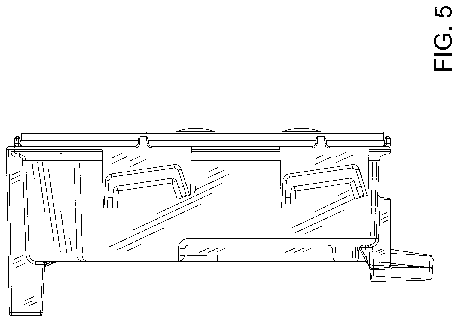 Patent USD1044649 Figure 5 – Housing for a vehicle instrument panel