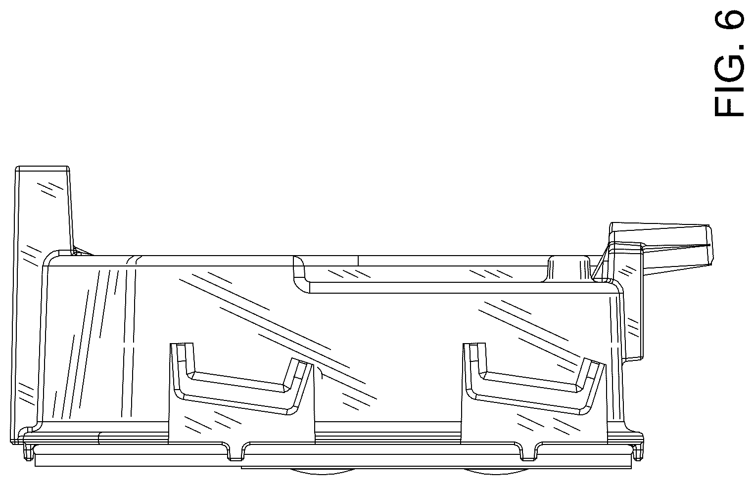 Patent USD1044649 Figure 6 – Housing for a vehicle instrument panel