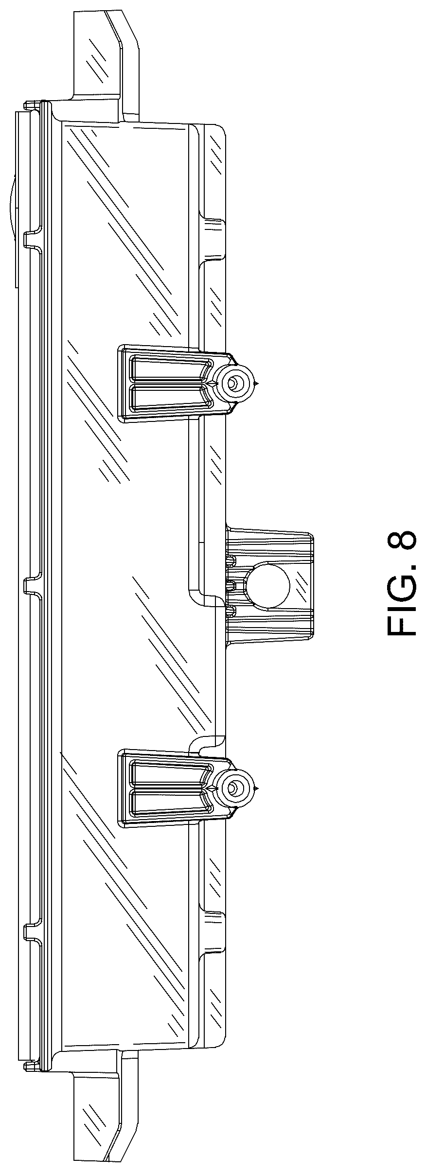 Patent USD1044649 Figure 8 – Housing for a vehicle instrument panel