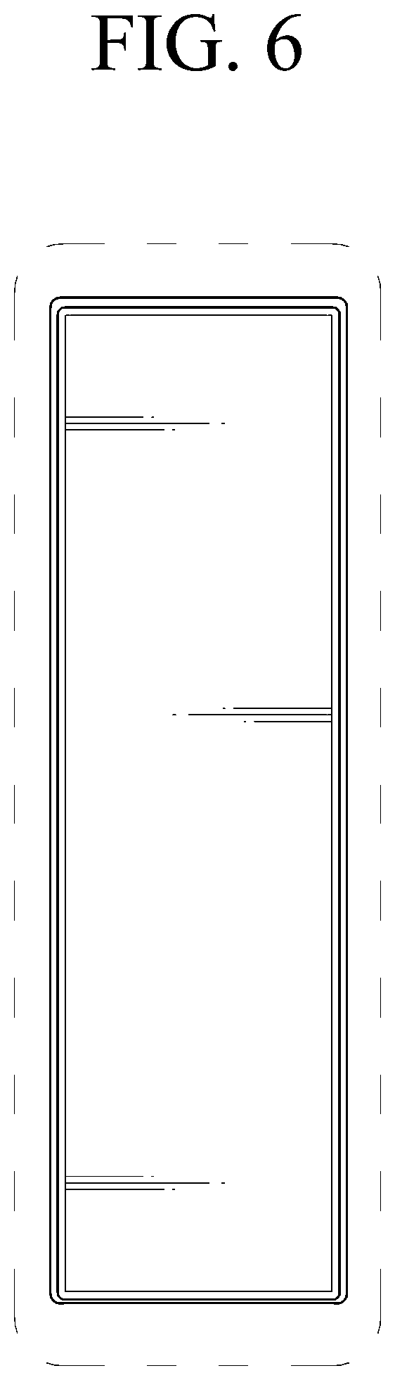 Patent USD1044651 Figure 6 – Center fascia for vehicle