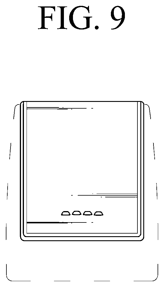 Patent USD1044651 Figure 9 – Center fascia for vehicle
